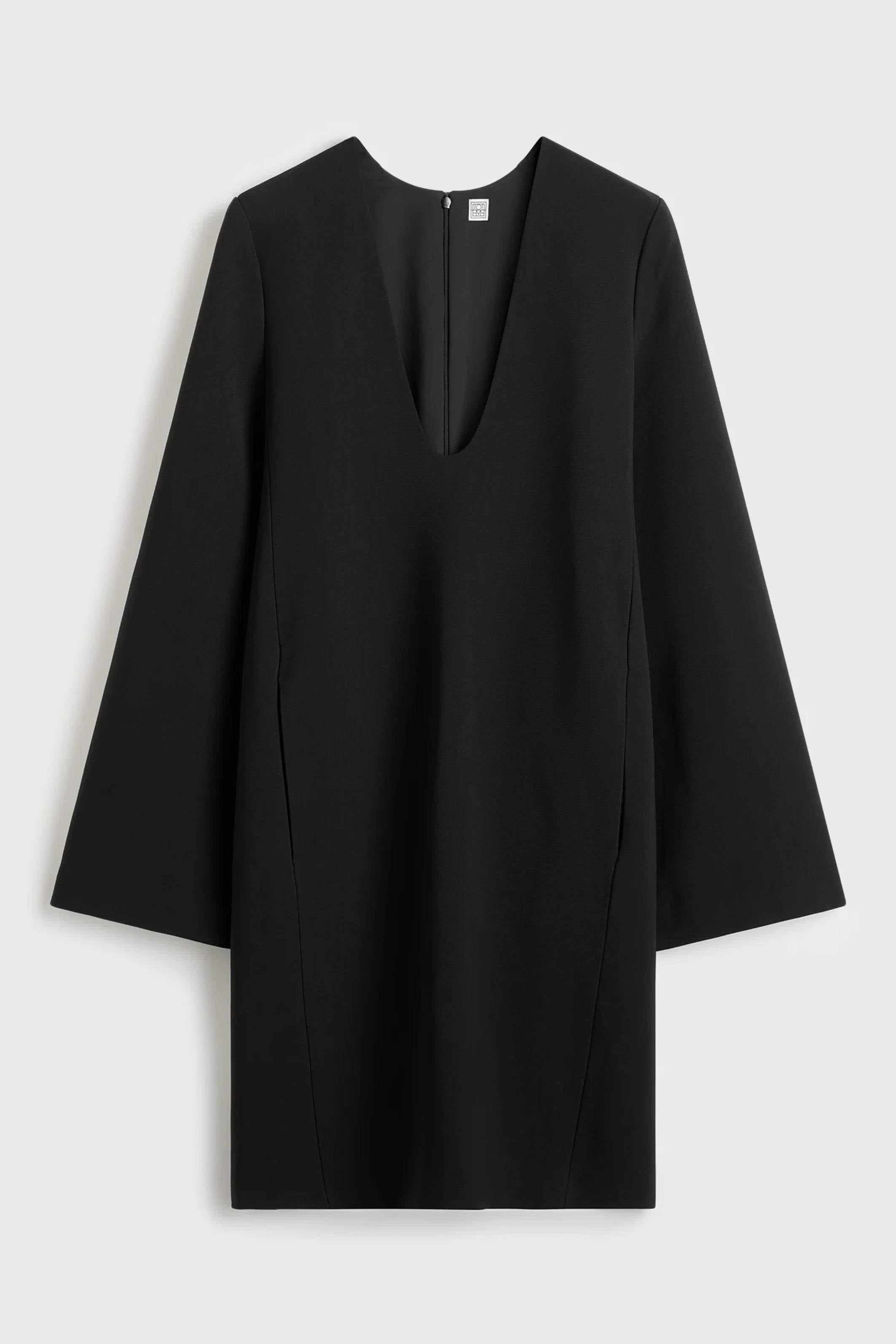 Short bell-sleeve dress