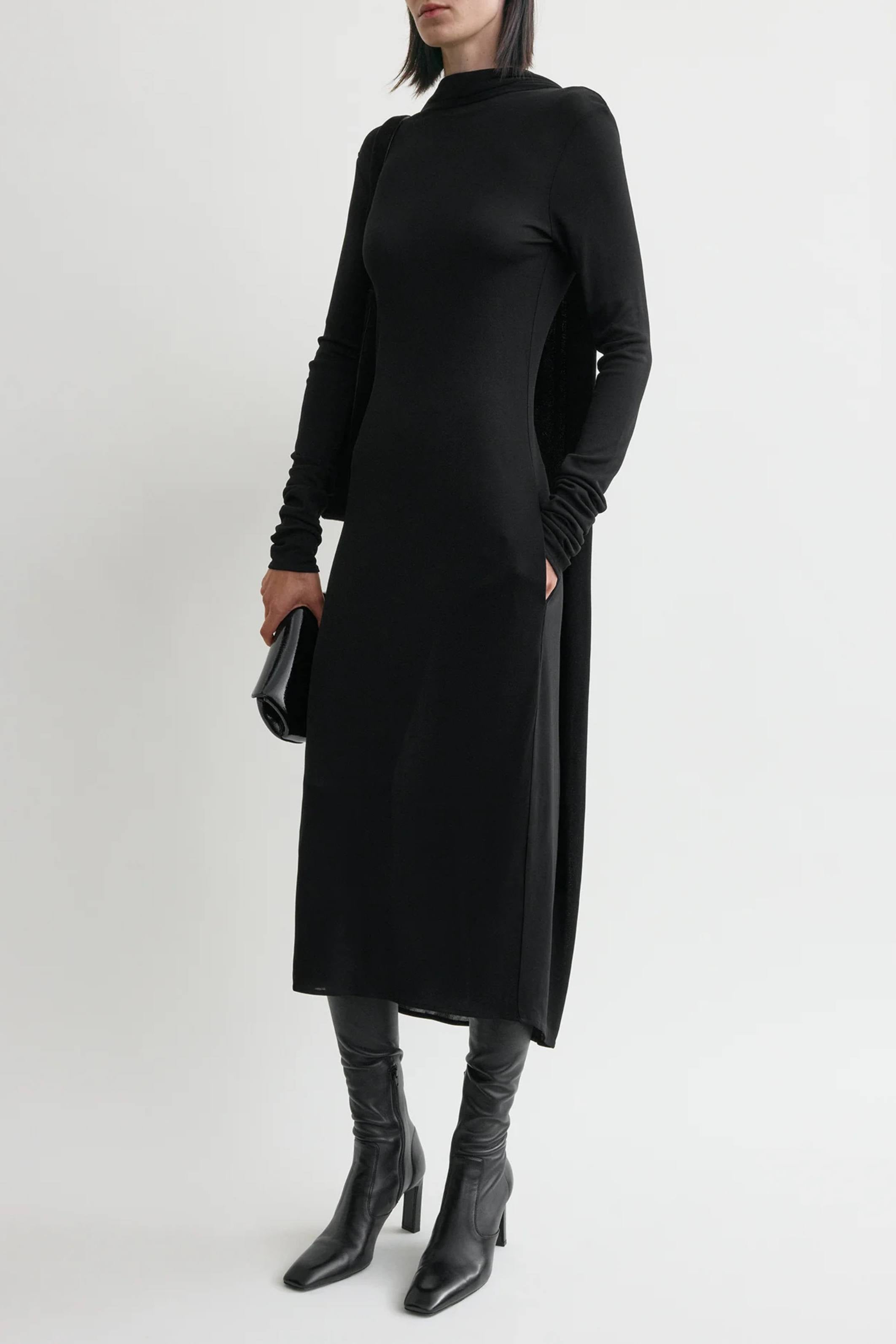 Cocoon cape dress