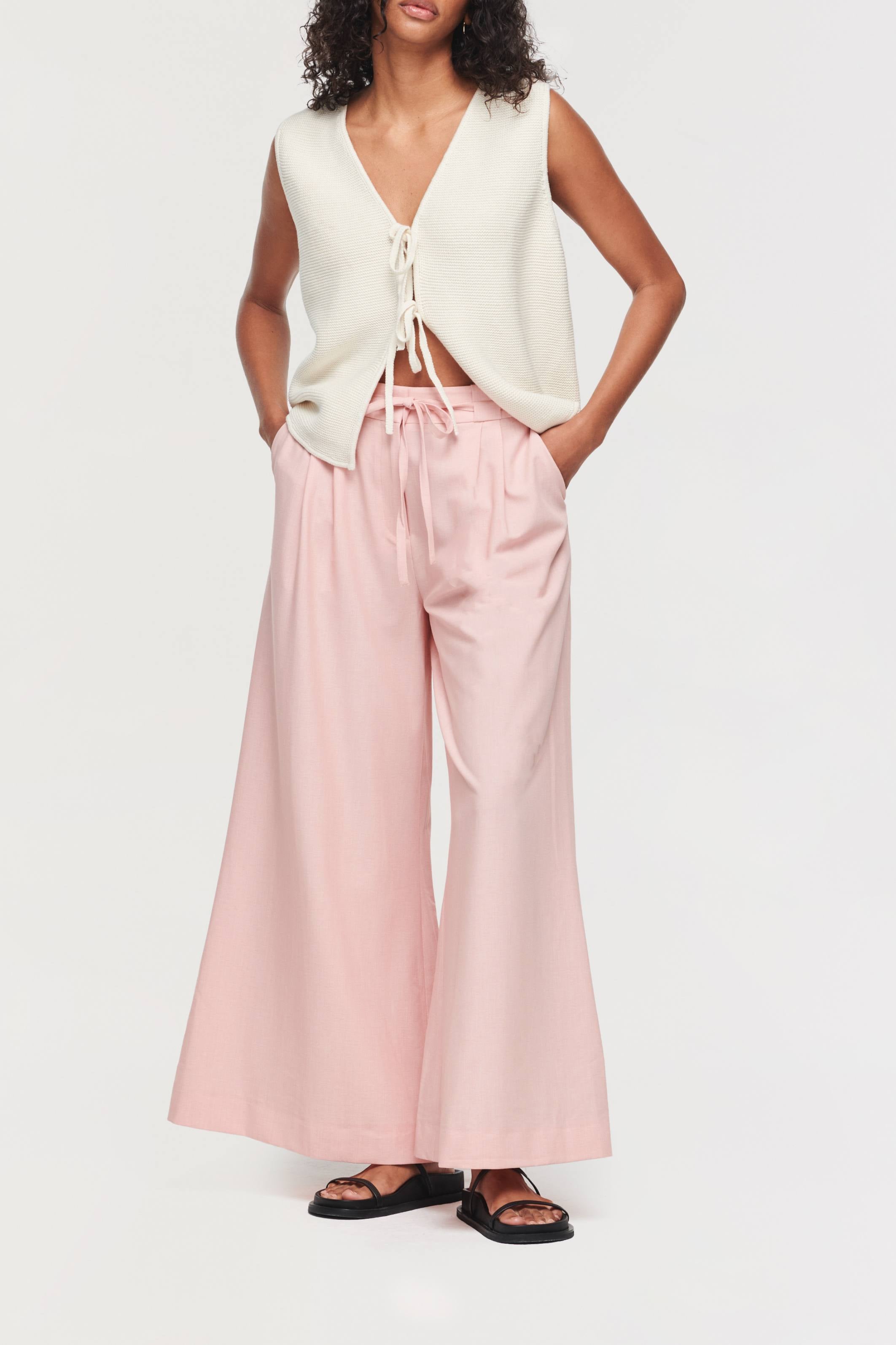Aligne Serene extra wide leg trousers - Bessette