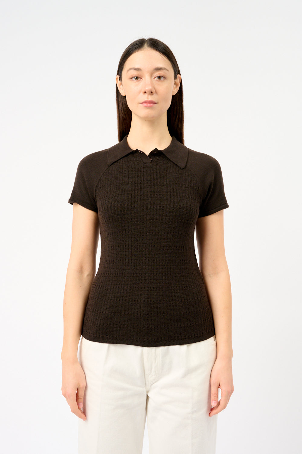 Топ "Винни" коричневого цвета