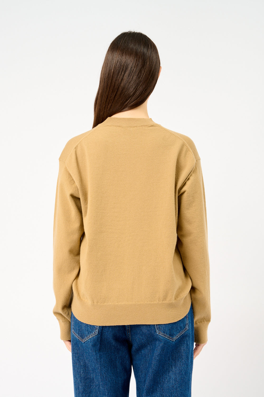 Róhe Crewneck med öppet ärmhål