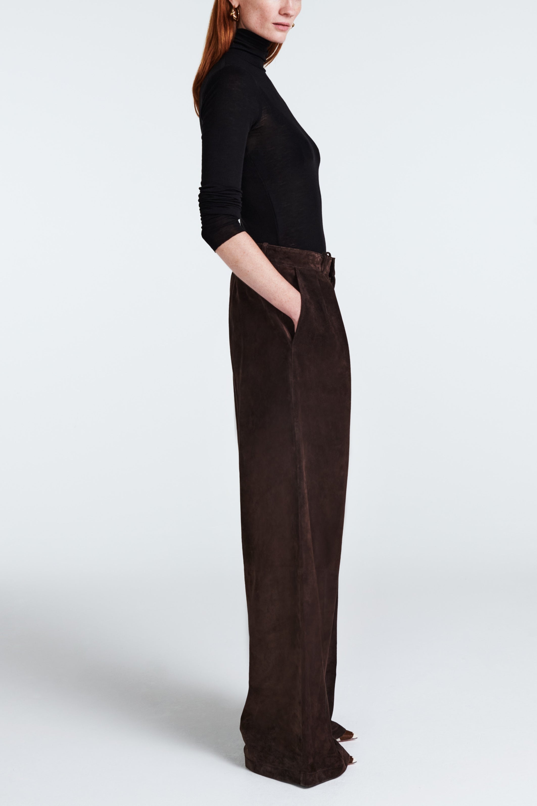 Aura Suede trousers