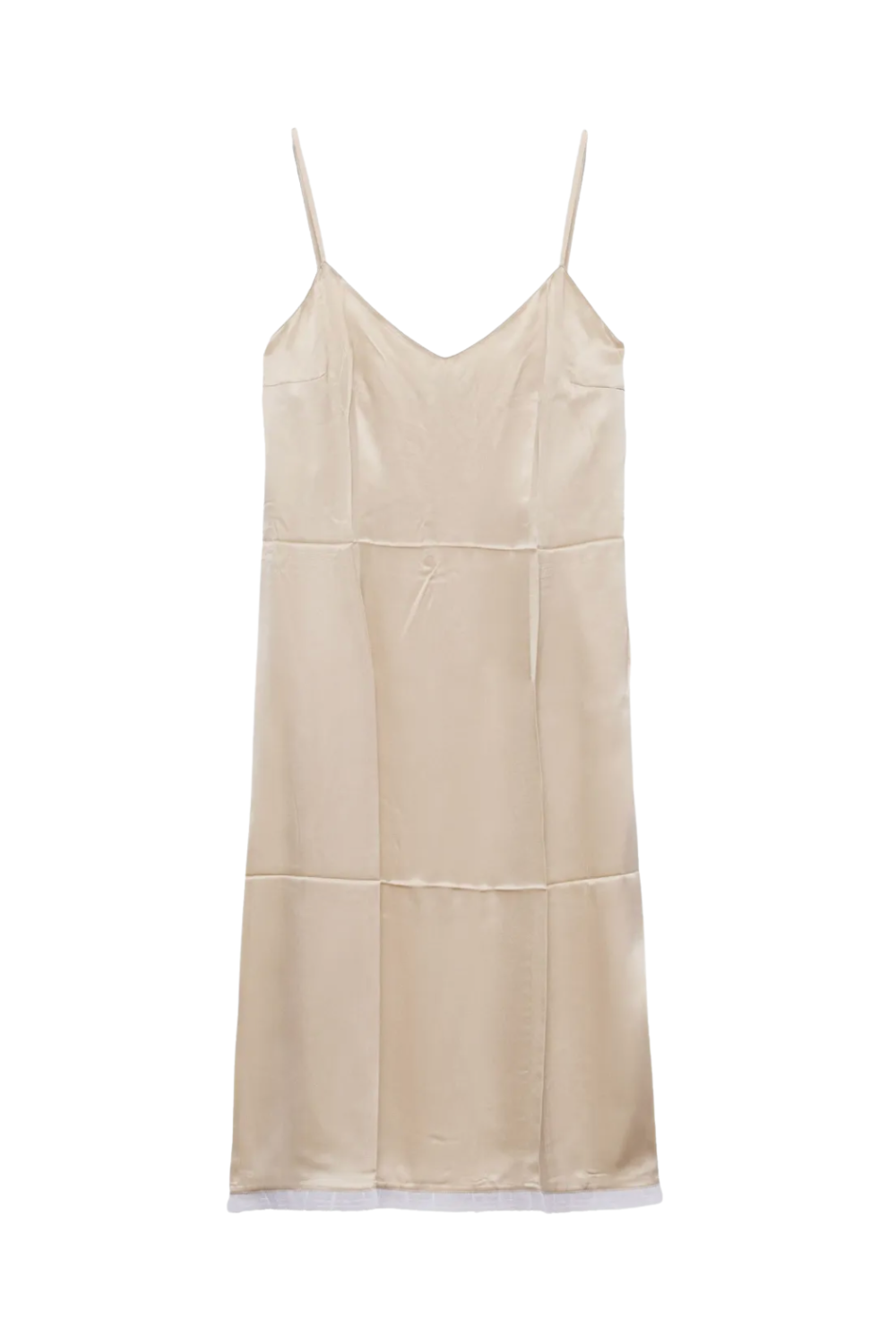 Satin Crepe Midi Dress
