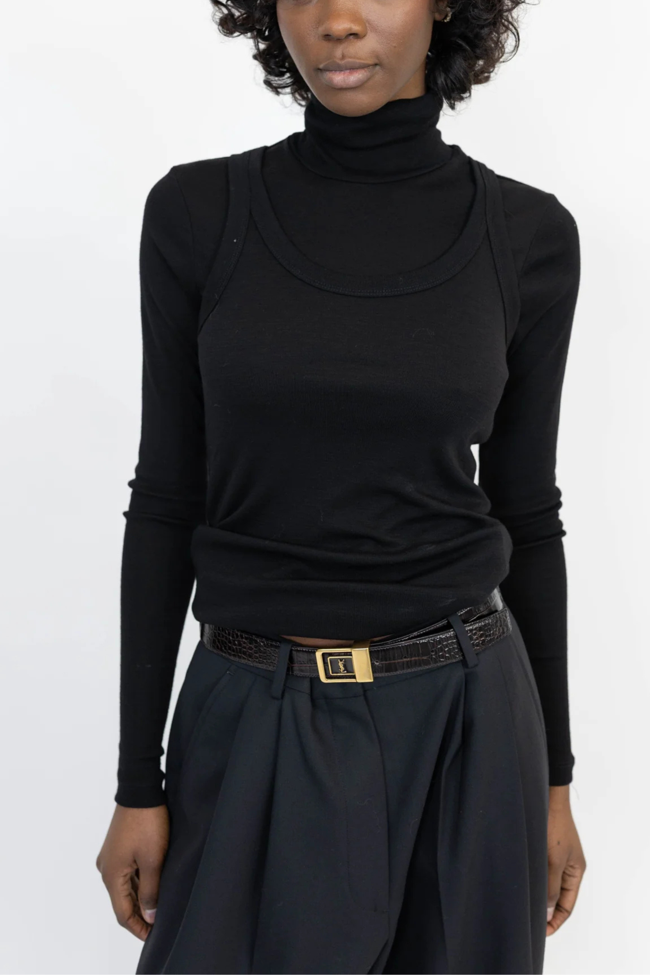 Double-layer wool top - Bessette