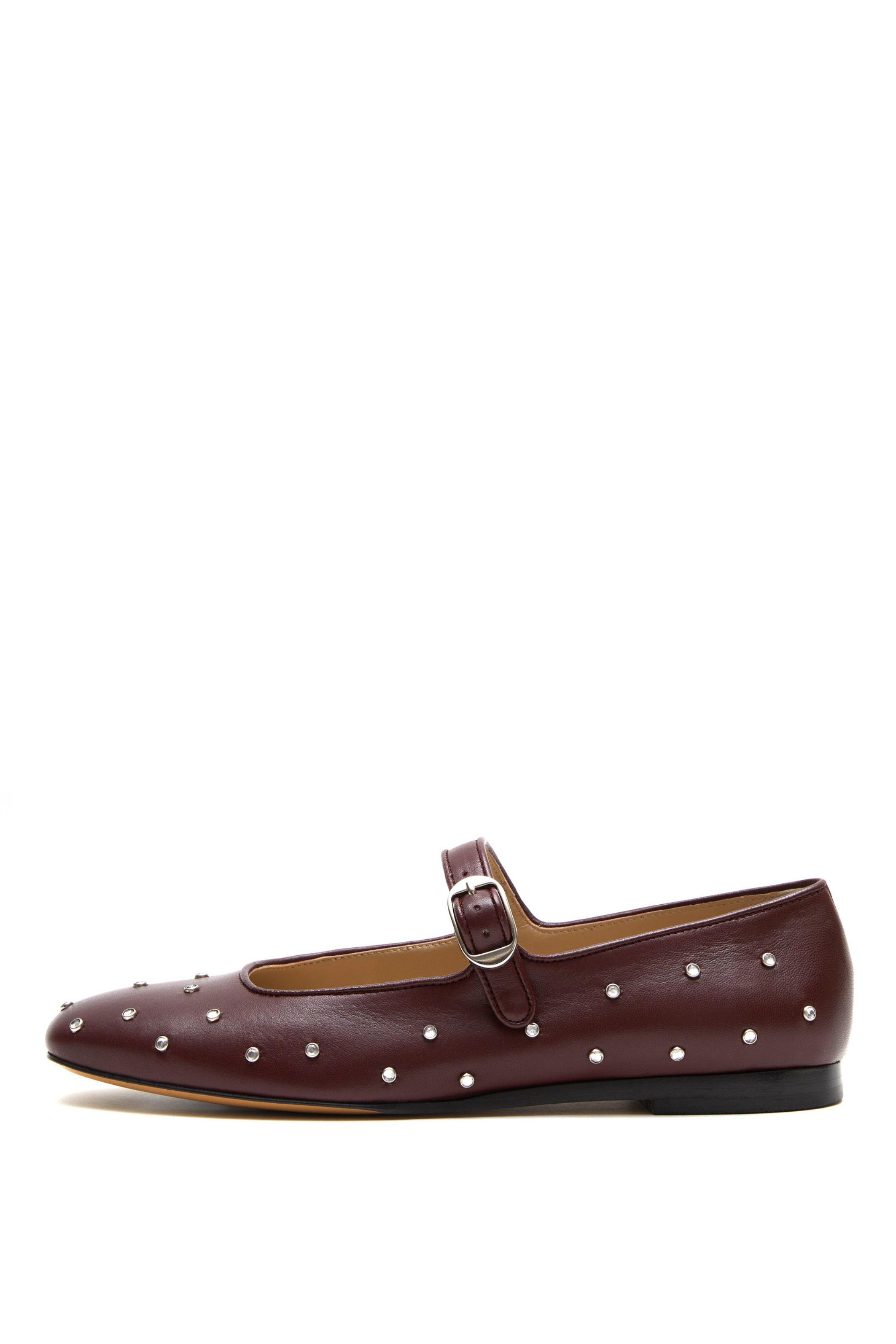 Le Monde Béryl Mary Jane Oxblood Crystal - Bessette
