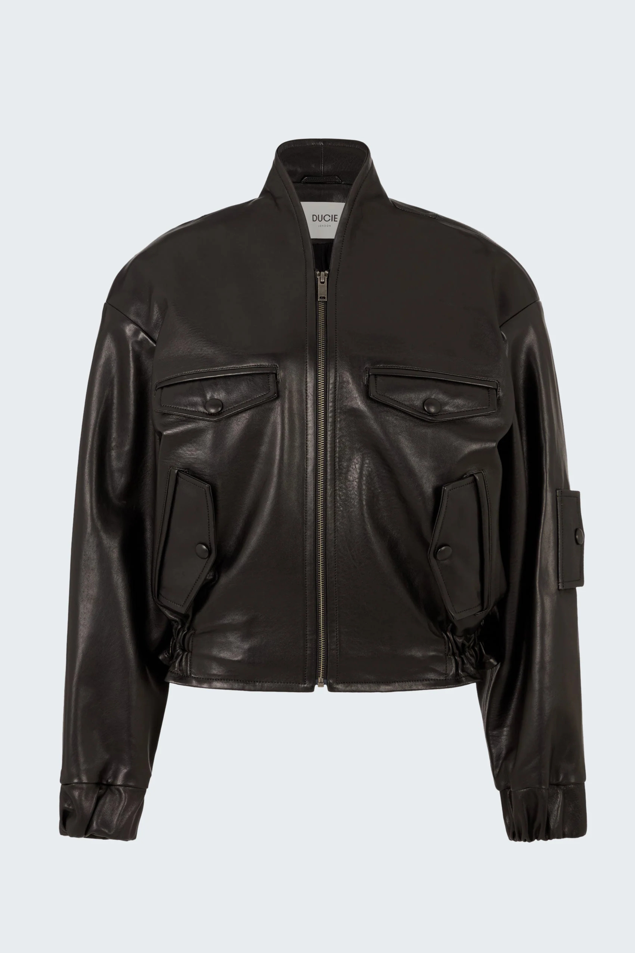 Frankie Leather Jacket Black