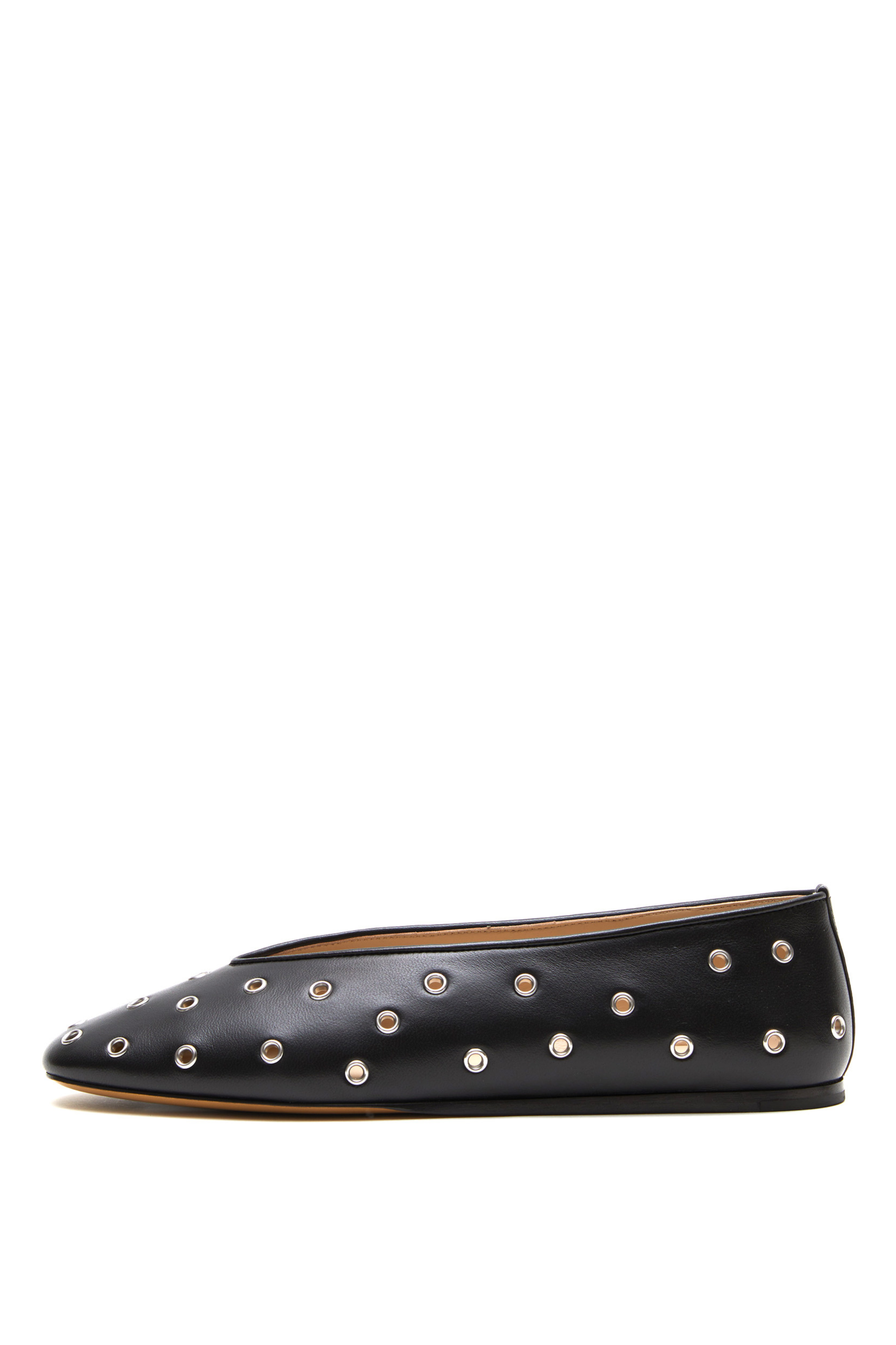 Le Monde Béryl Regency Sliper with Eyelet Details - Bessette