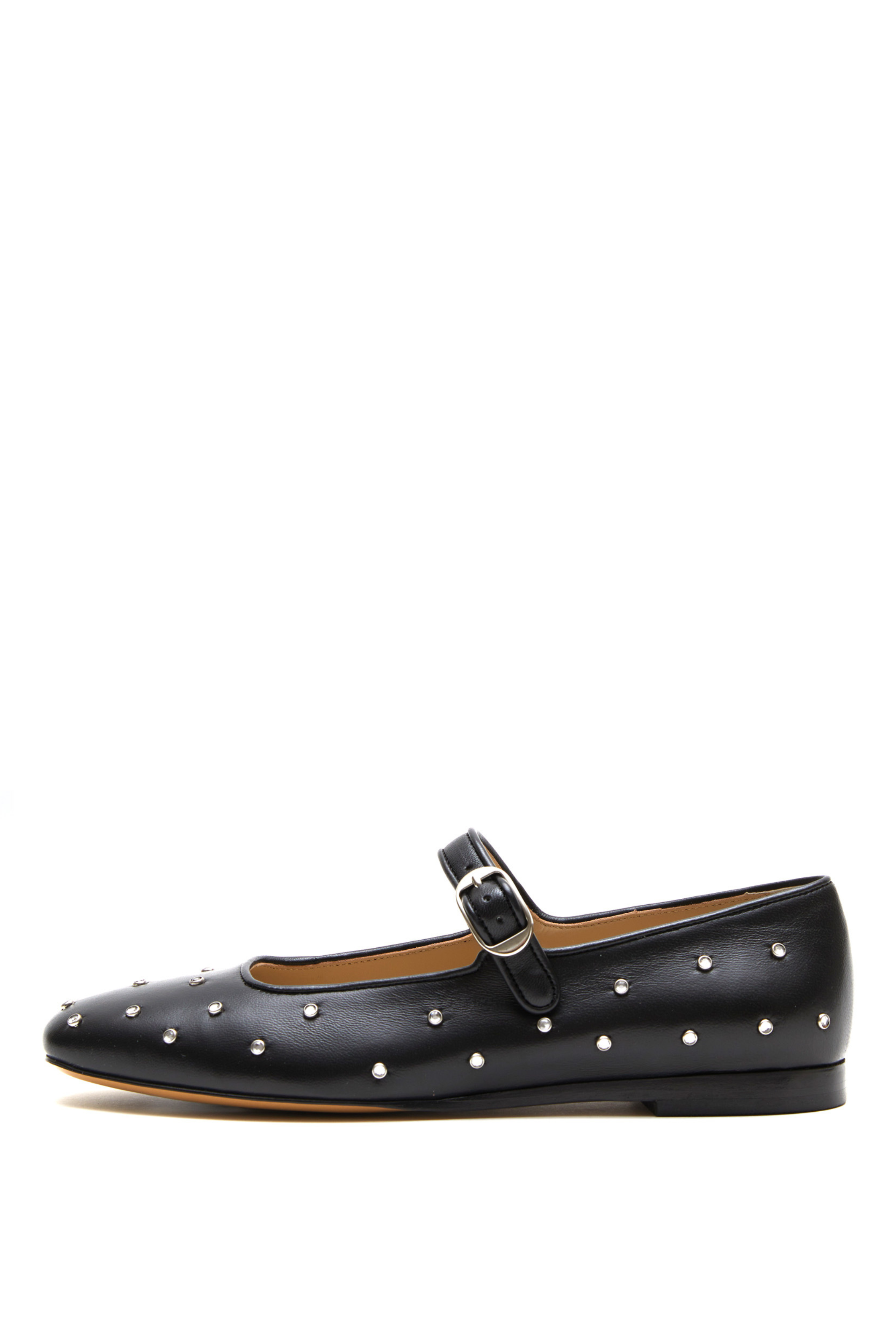 Le Monde Béryl Mary Jane With Crystals Black - Bessette