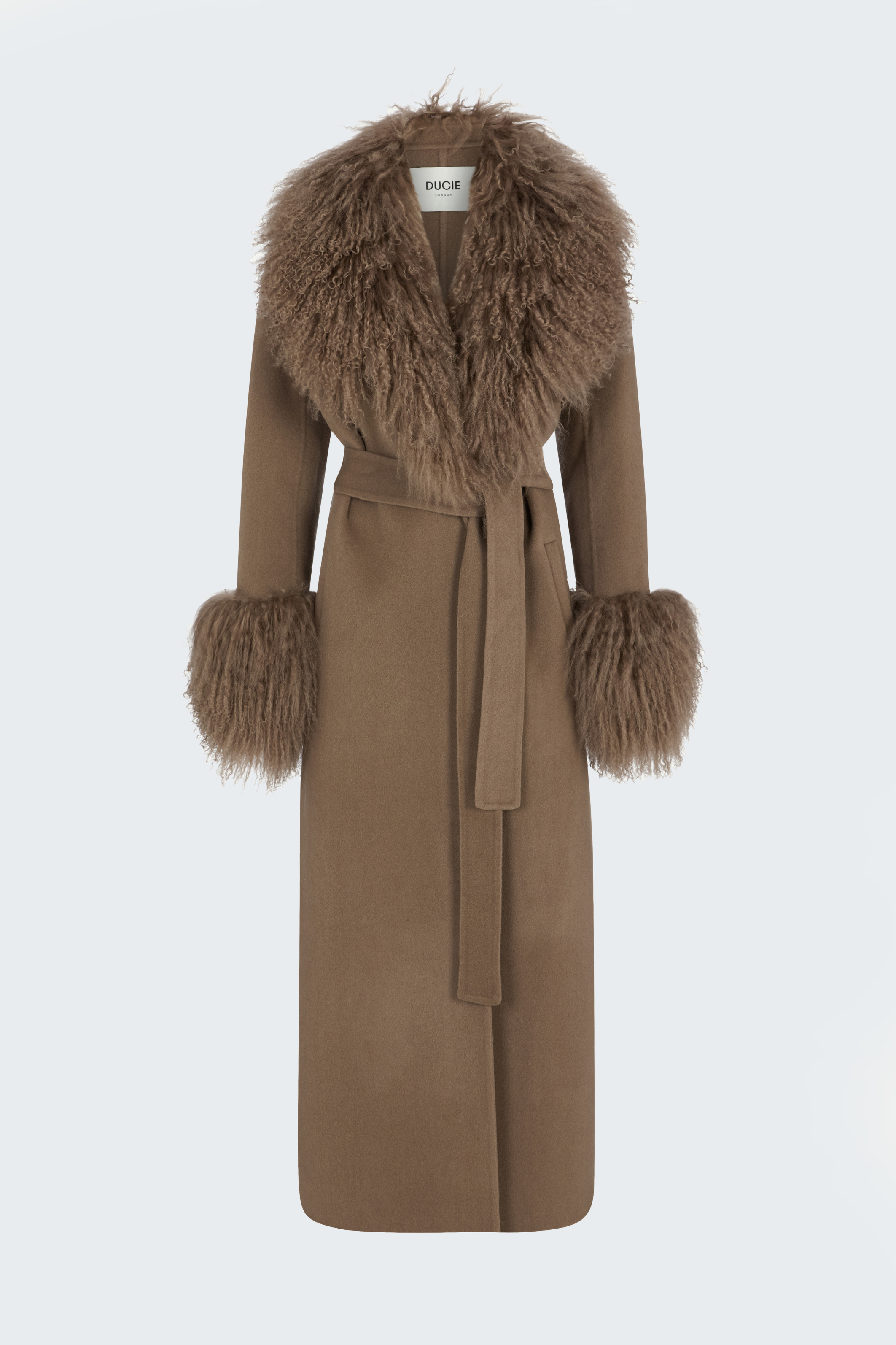 Lily Wool Coat Truffle