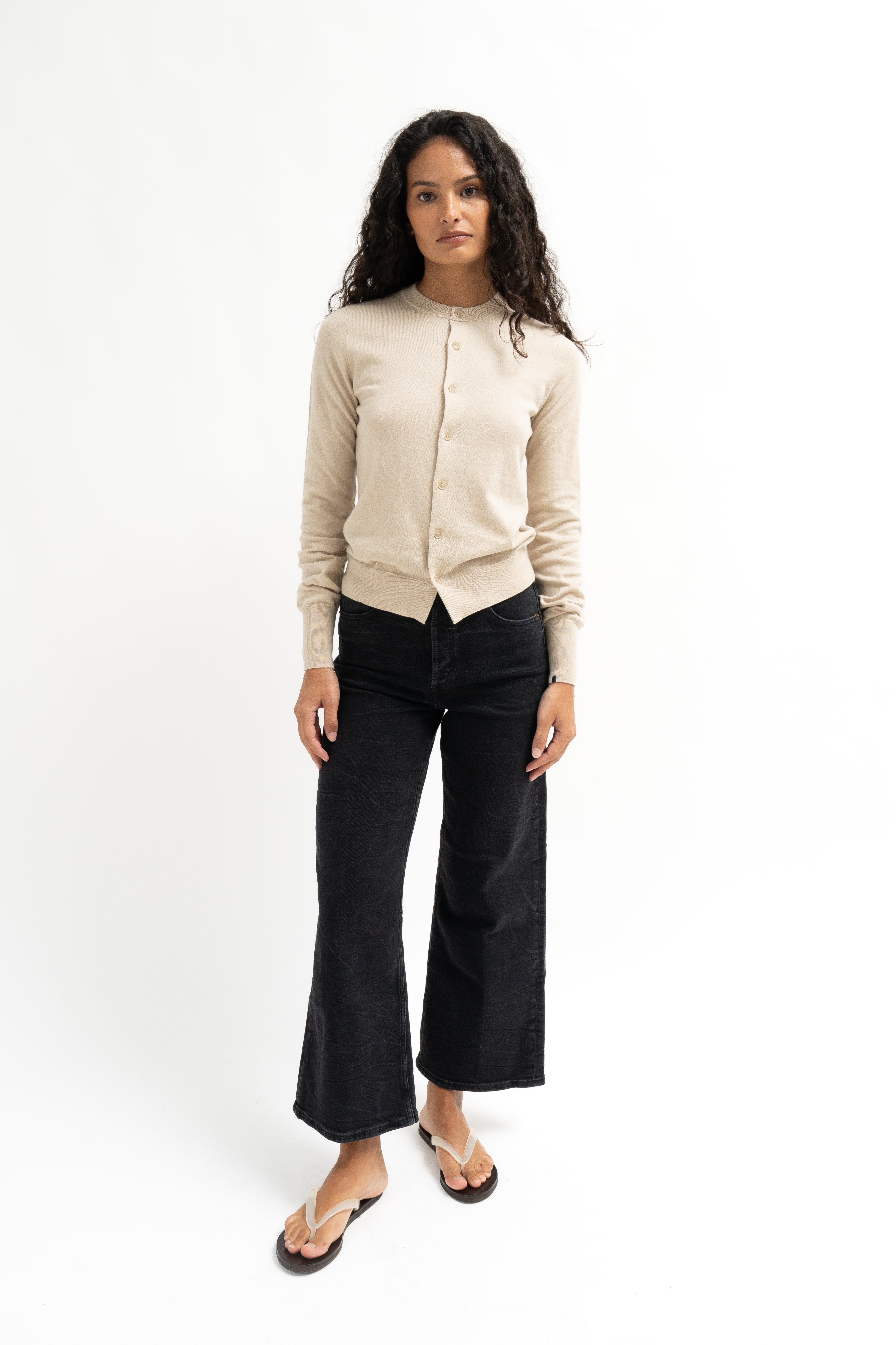 Extreme Cashmere Little Bit Cotton and Cashmere Cardigan