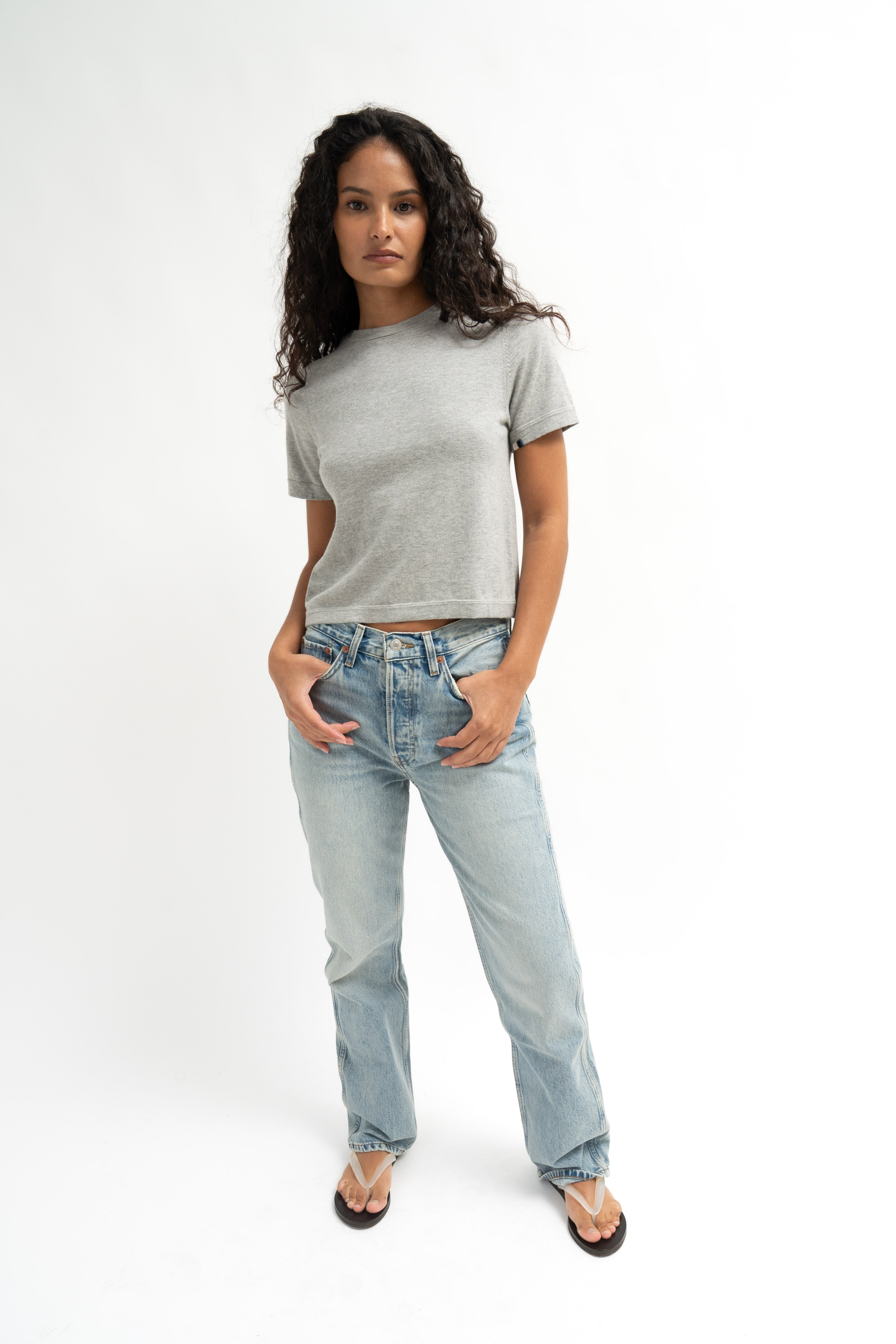 Camisola de algodão e caxemira Extreme Cashmere N°267 Tina