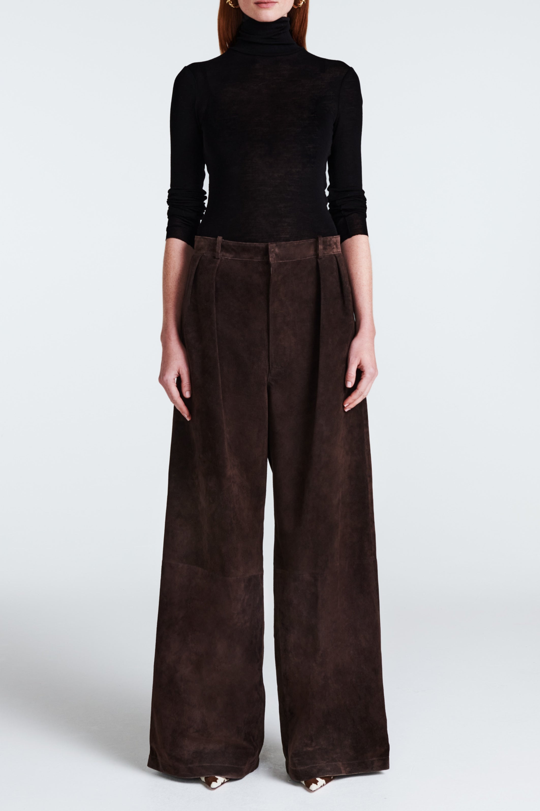Aura Suede trousers