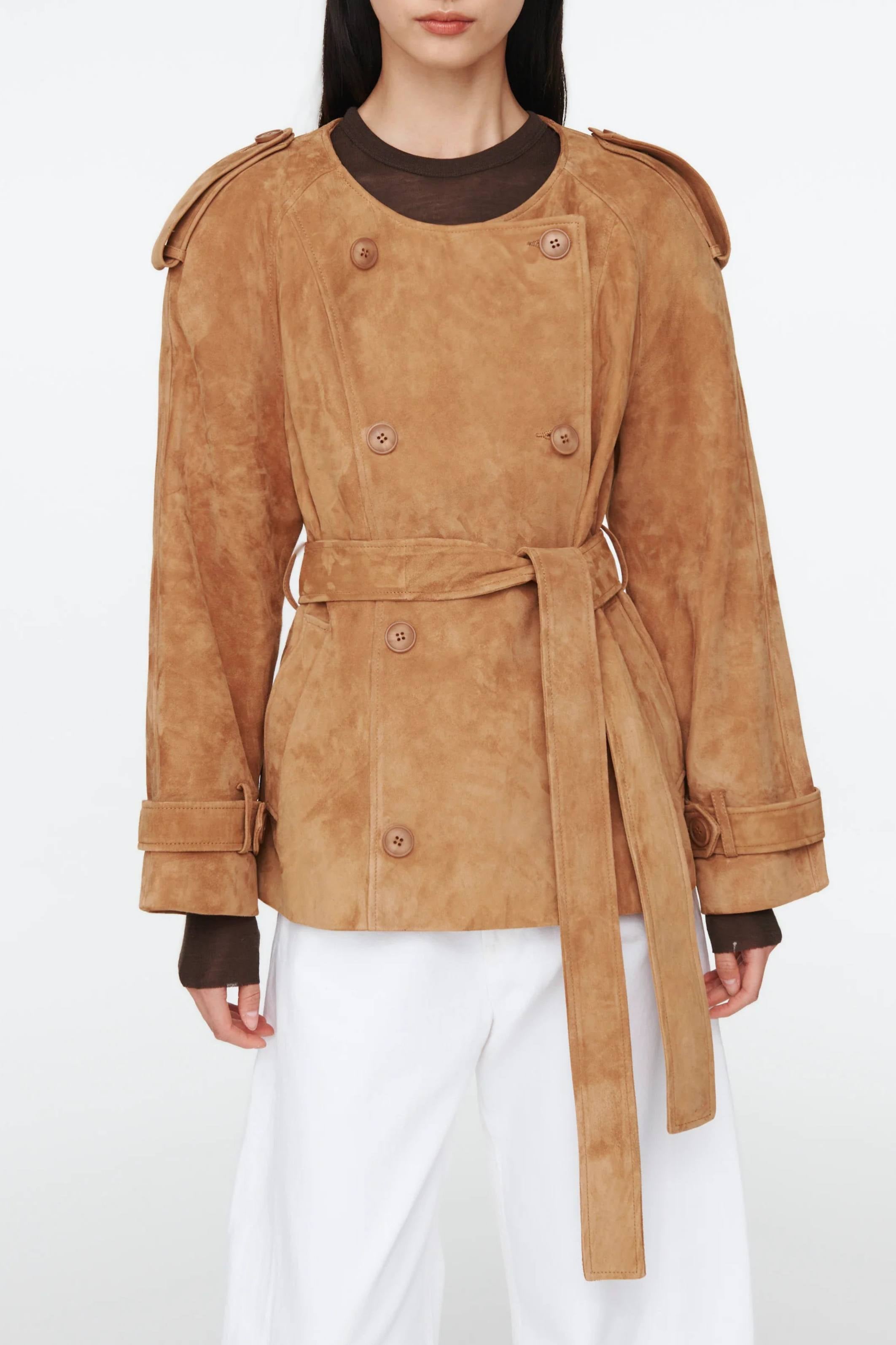 Klarissa Suede Jacket Whiskey