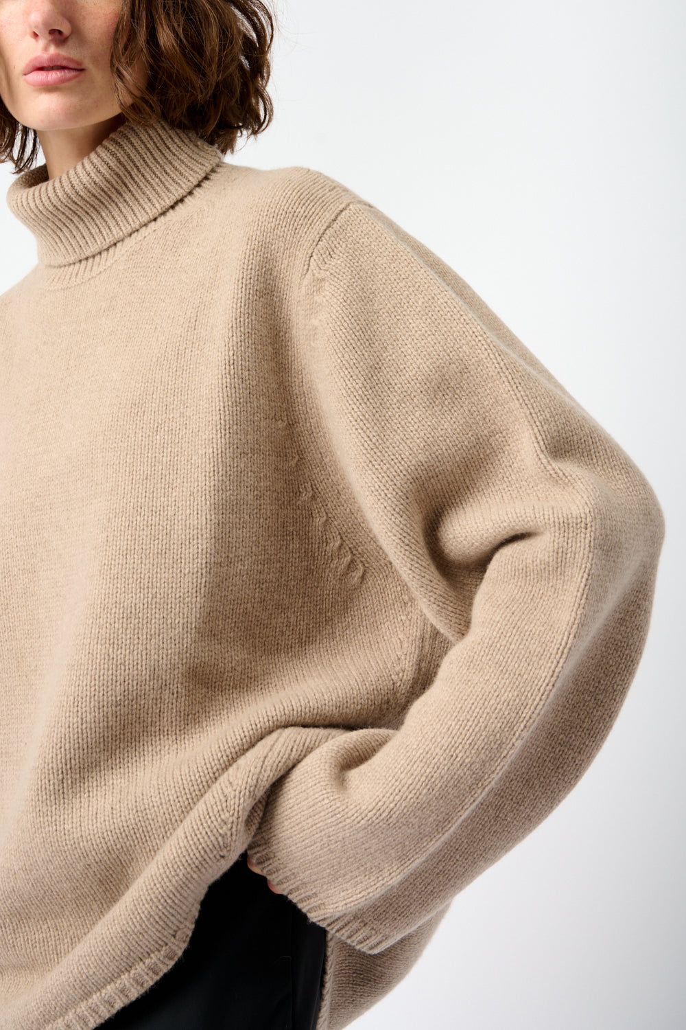 Wollen kasjmier coltrui