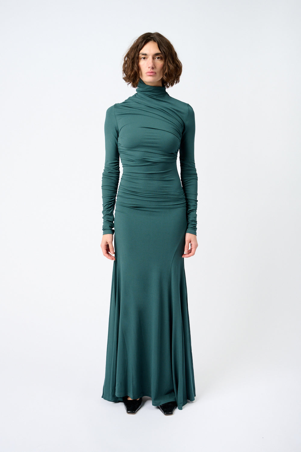 tove evening dresses Malena Dress Pale Khaki  TOVE Studio