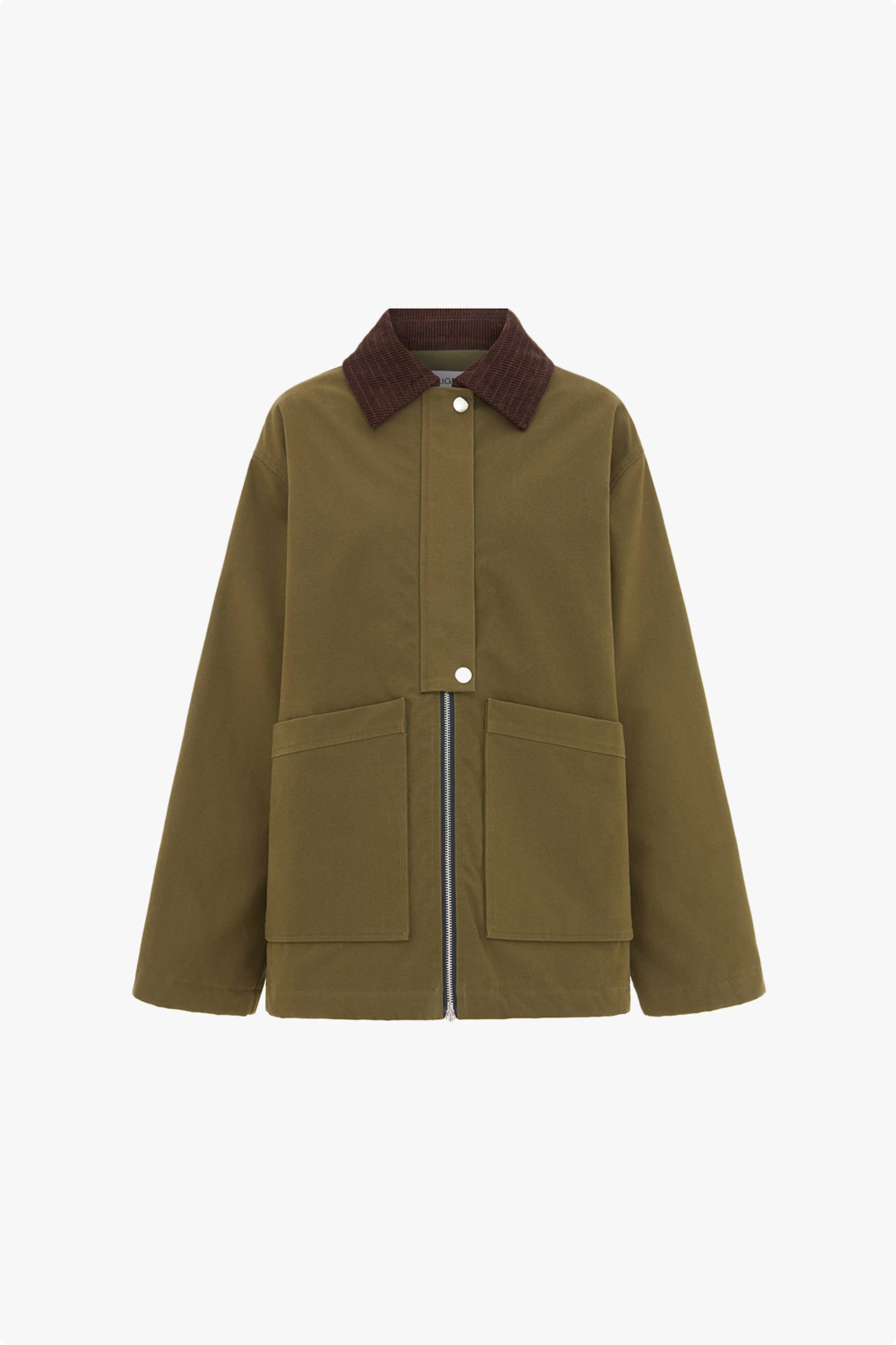 Oak Oversized Barn Coat - Bessette