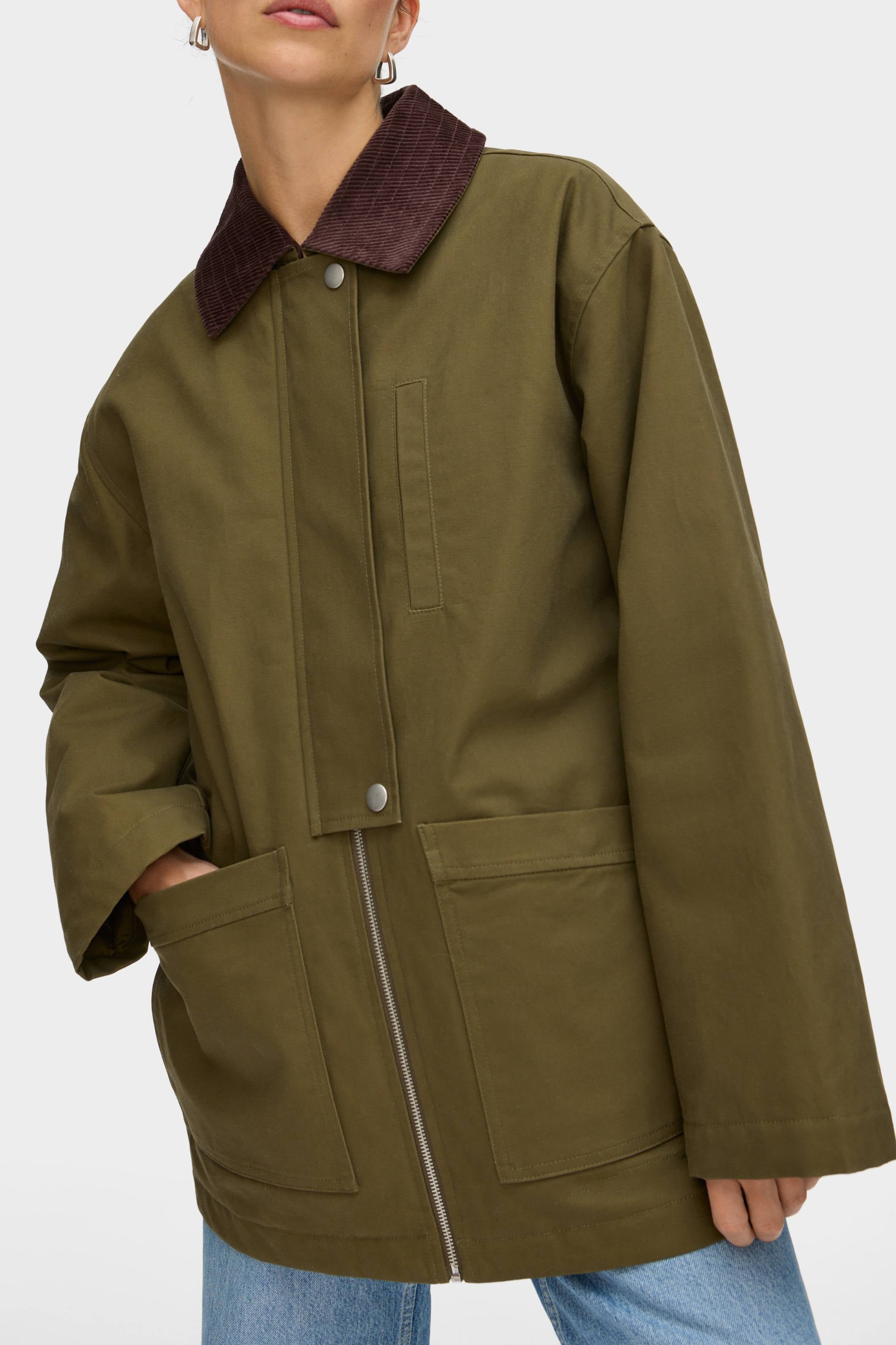 Oak Oversized Barn Coat - Bessette