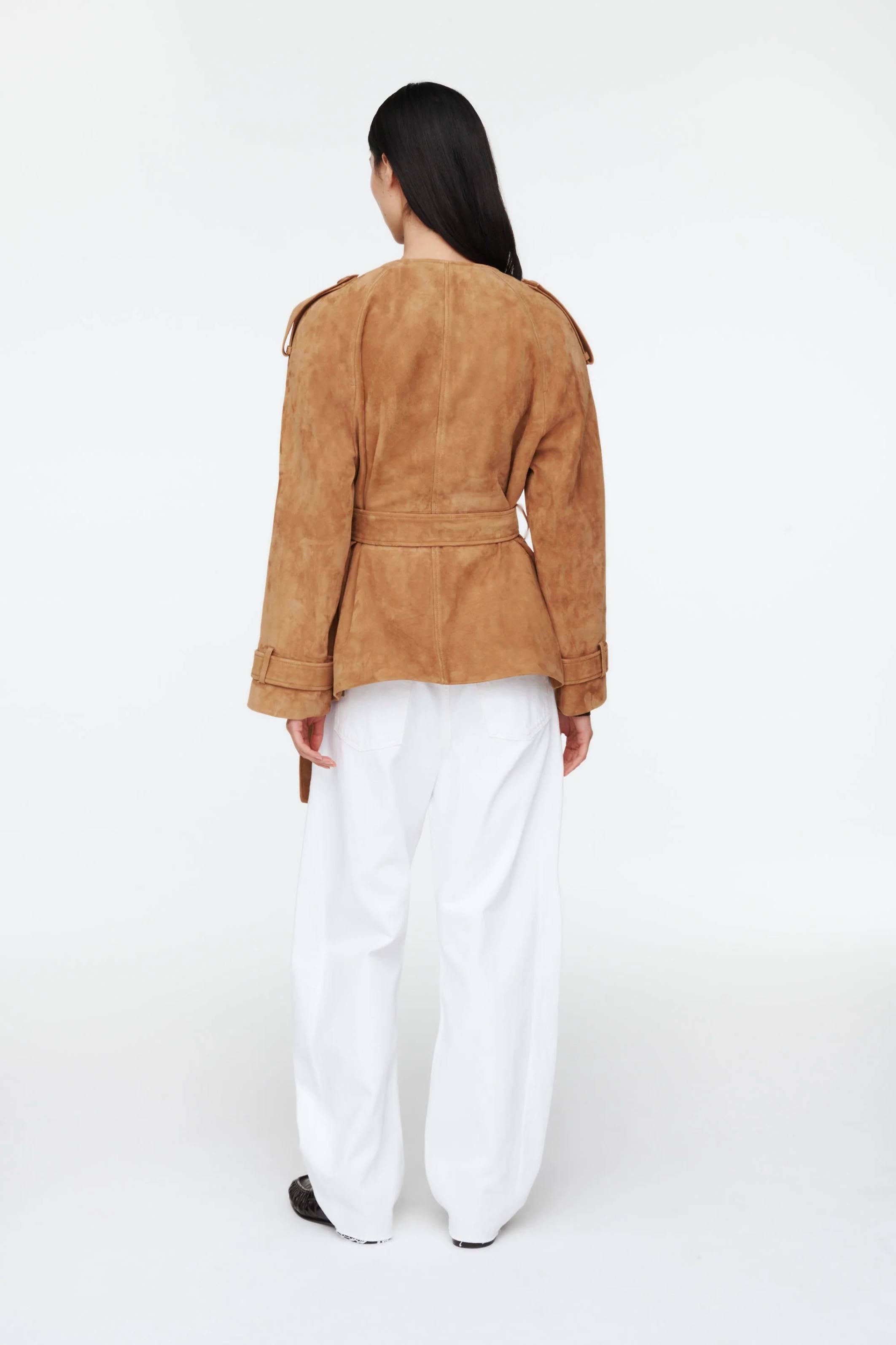 Klarissa Suede Jacket Whiskey