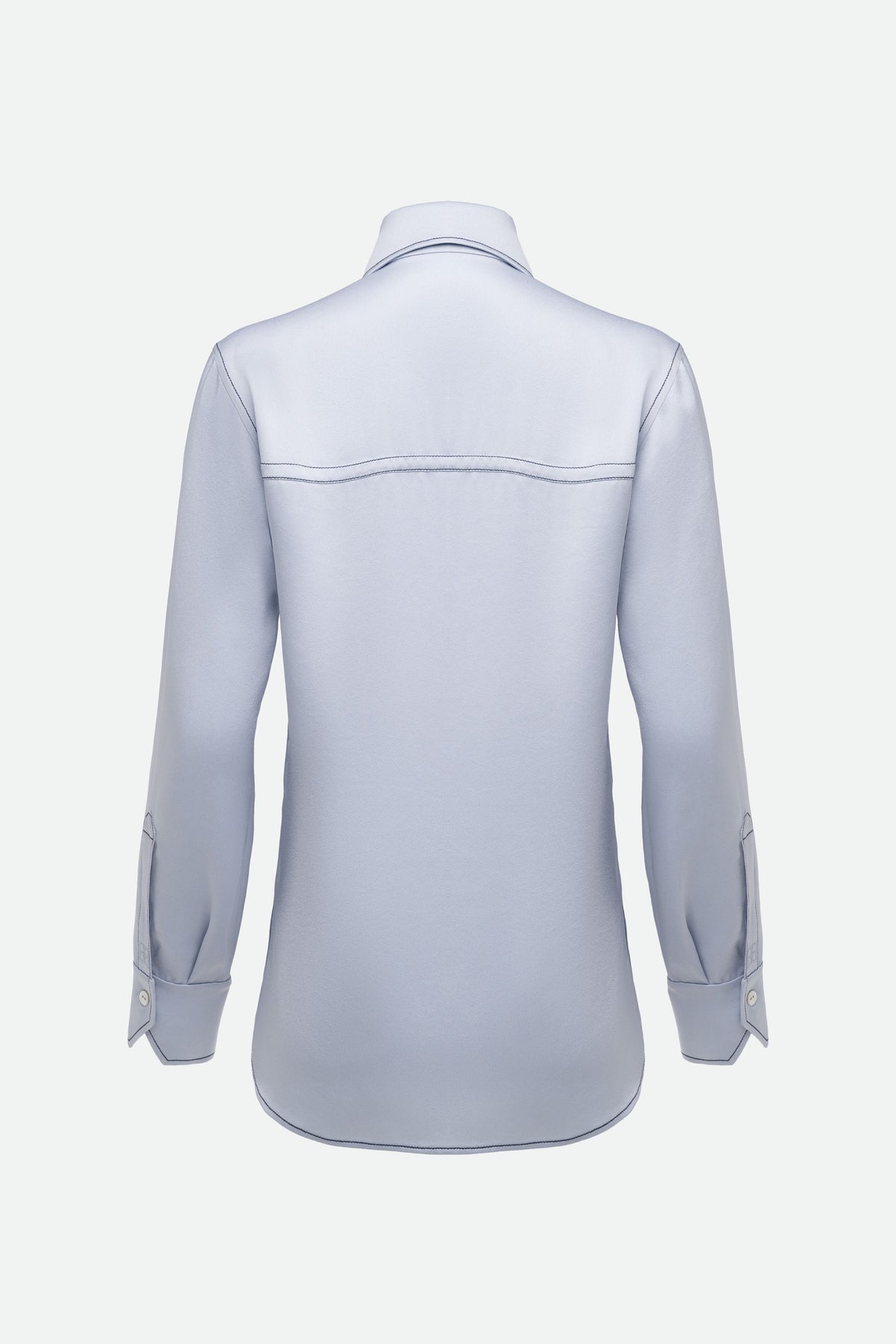 OFFICE BLOUSE (ice blue) - Bessette
