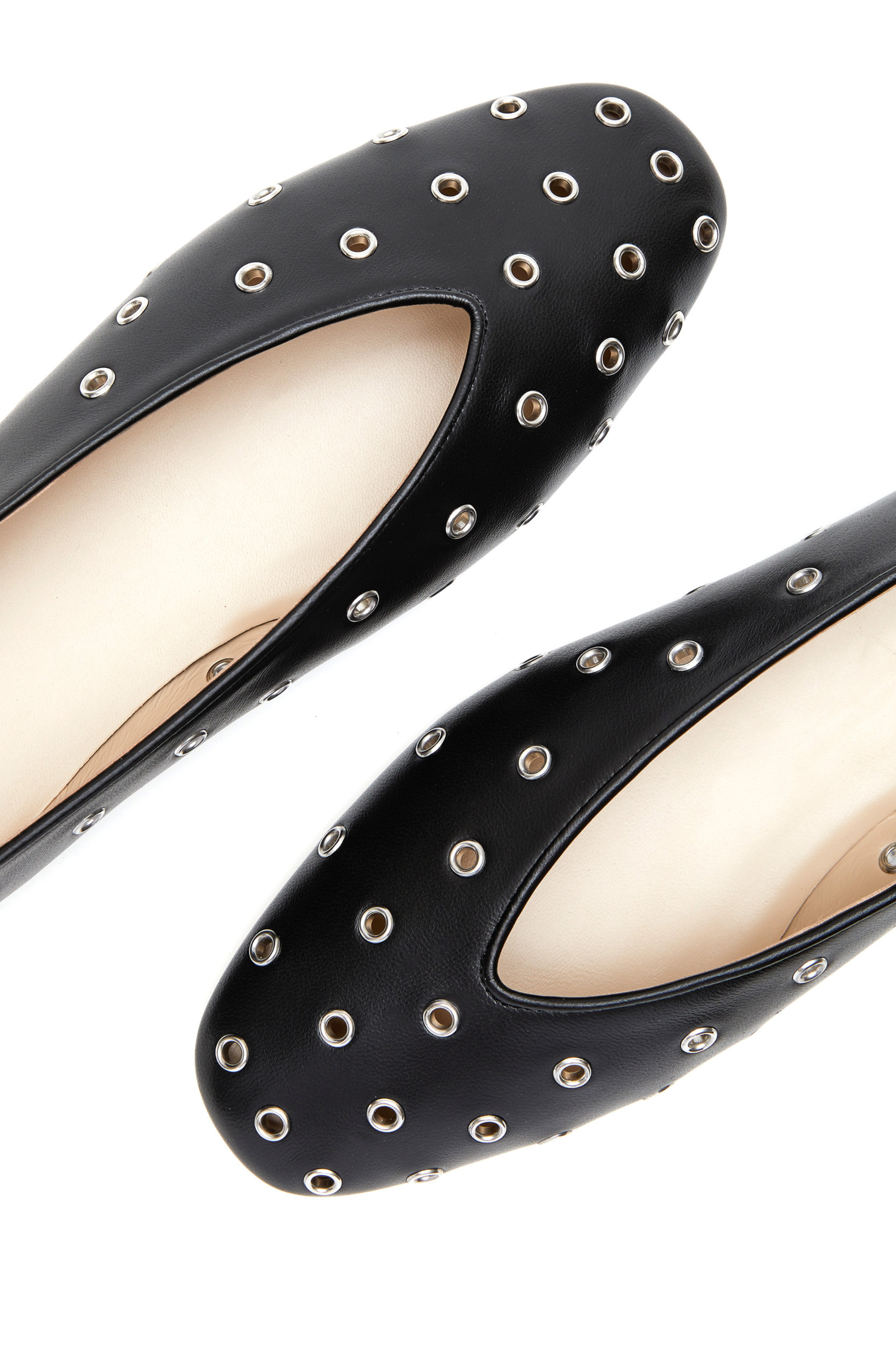Le Monde Béryl Regency Sliper with Eyelet Details - Bessette