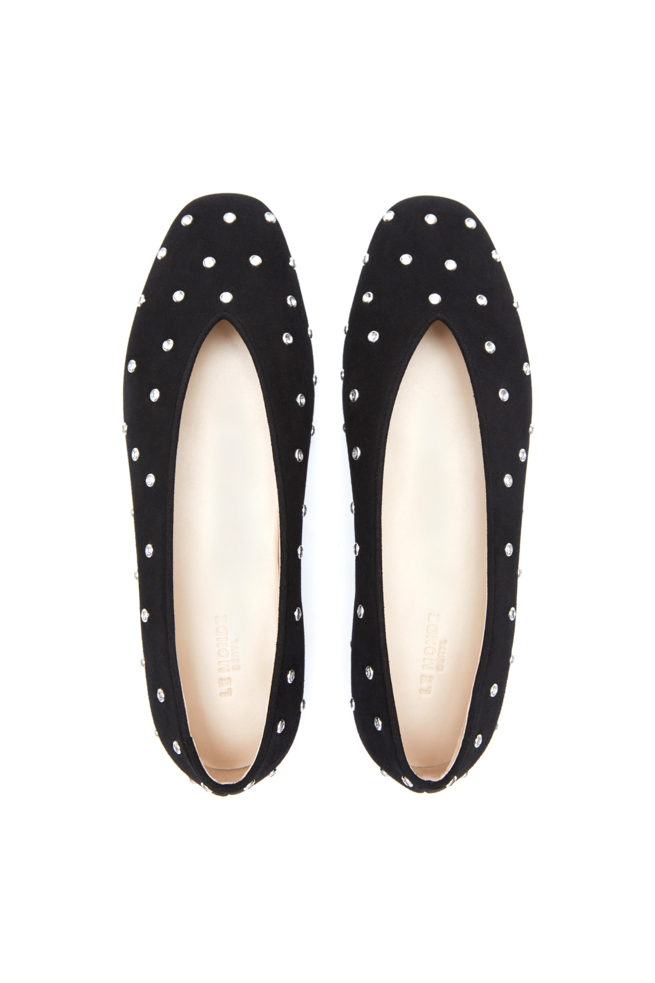 Le Monde Béryl Regency Slipper with Crystals - Bessette