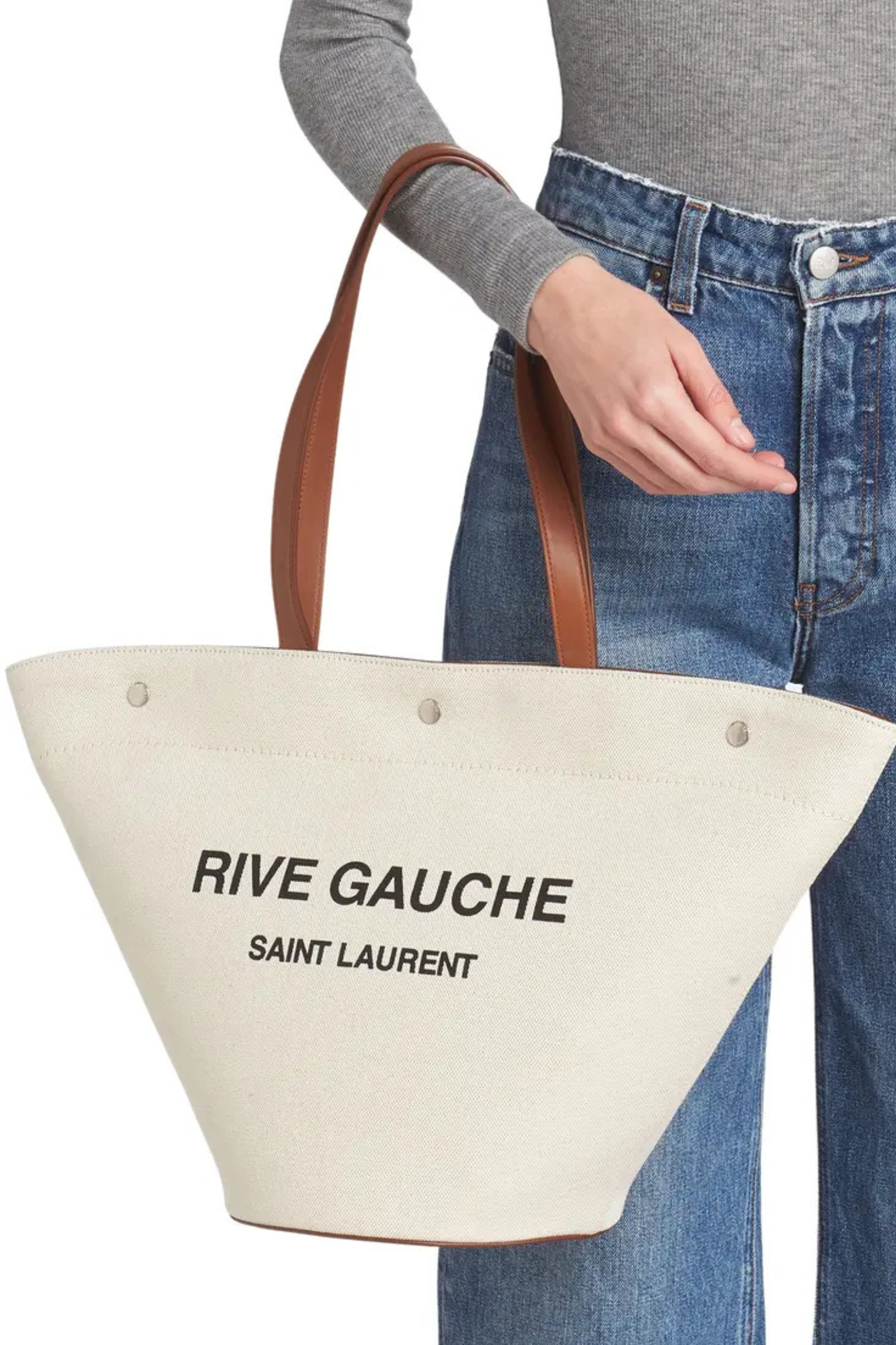 Rive Gauche Basket Bag Natural - Bessette