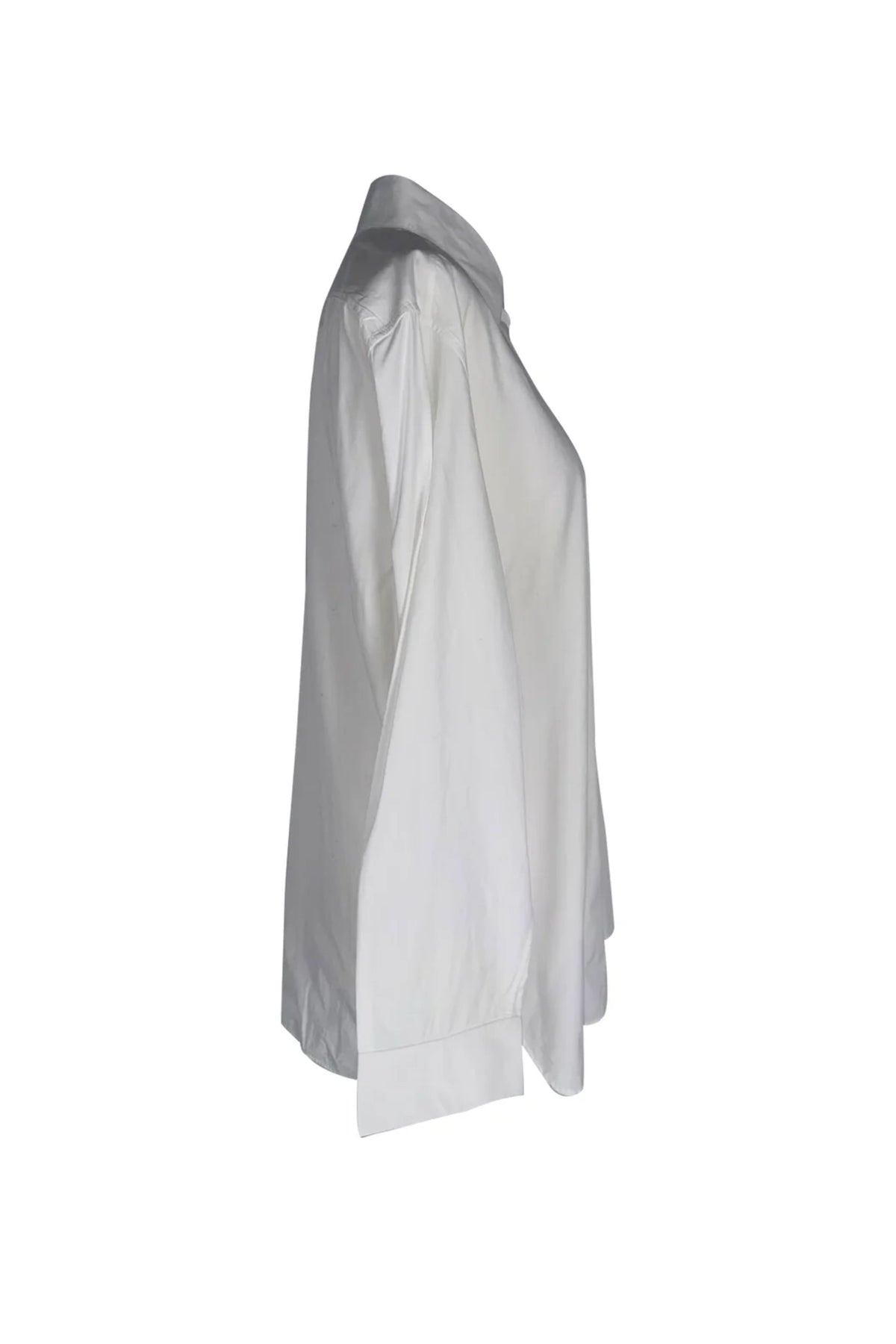 The Row Button-Down Shirt in White Cotton