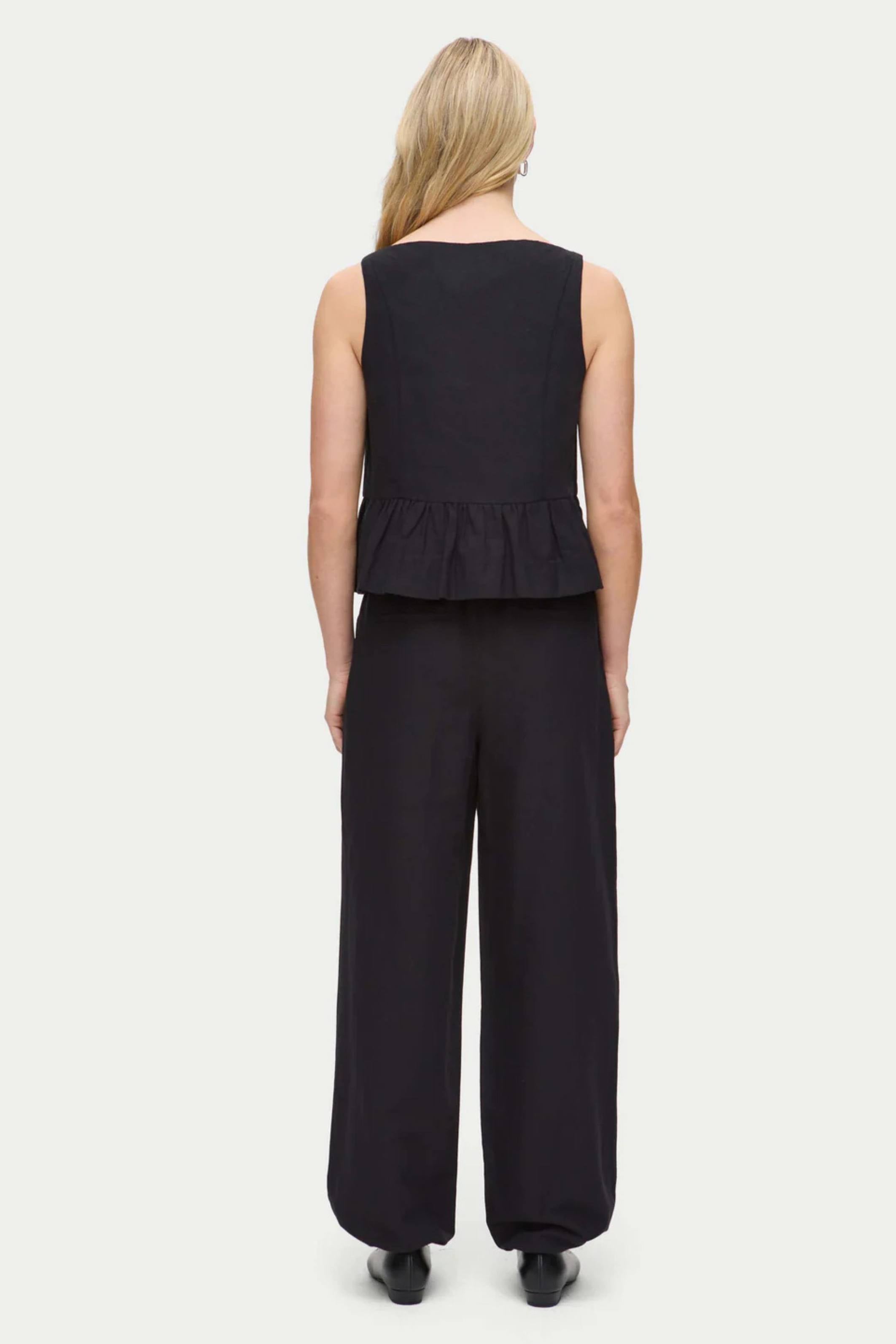 Darla Linen Tie Detail Trouser
