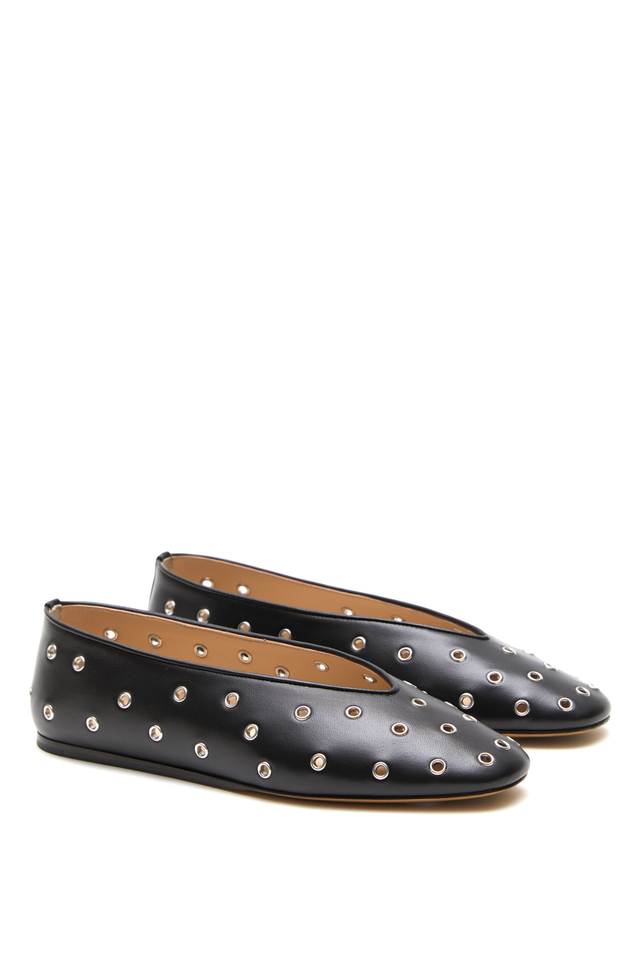 Le Monde Béryl Regency Sliper with Eyelet Details - Bessette