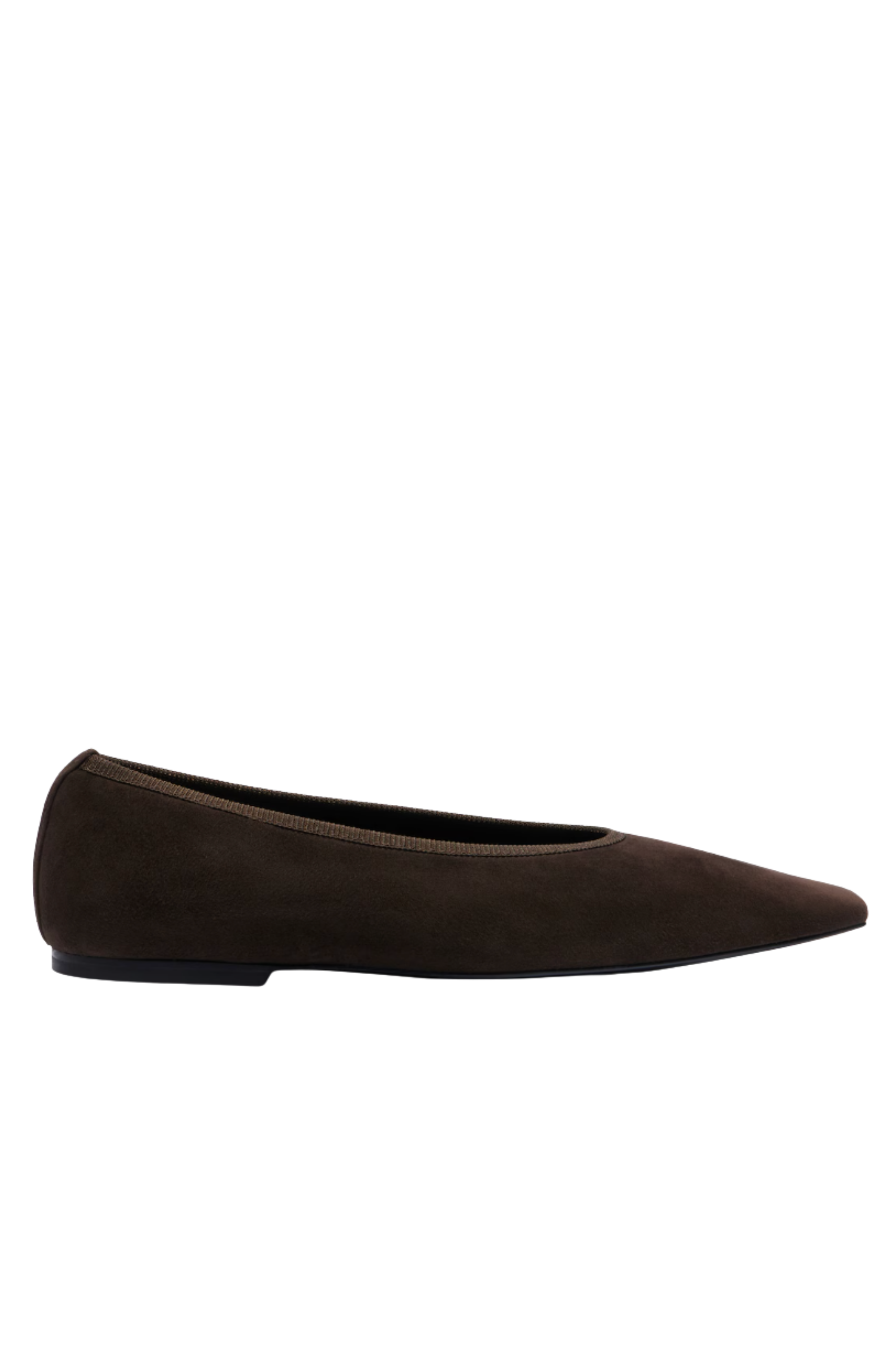 Minimalist Suede Ballerinas Pepper
