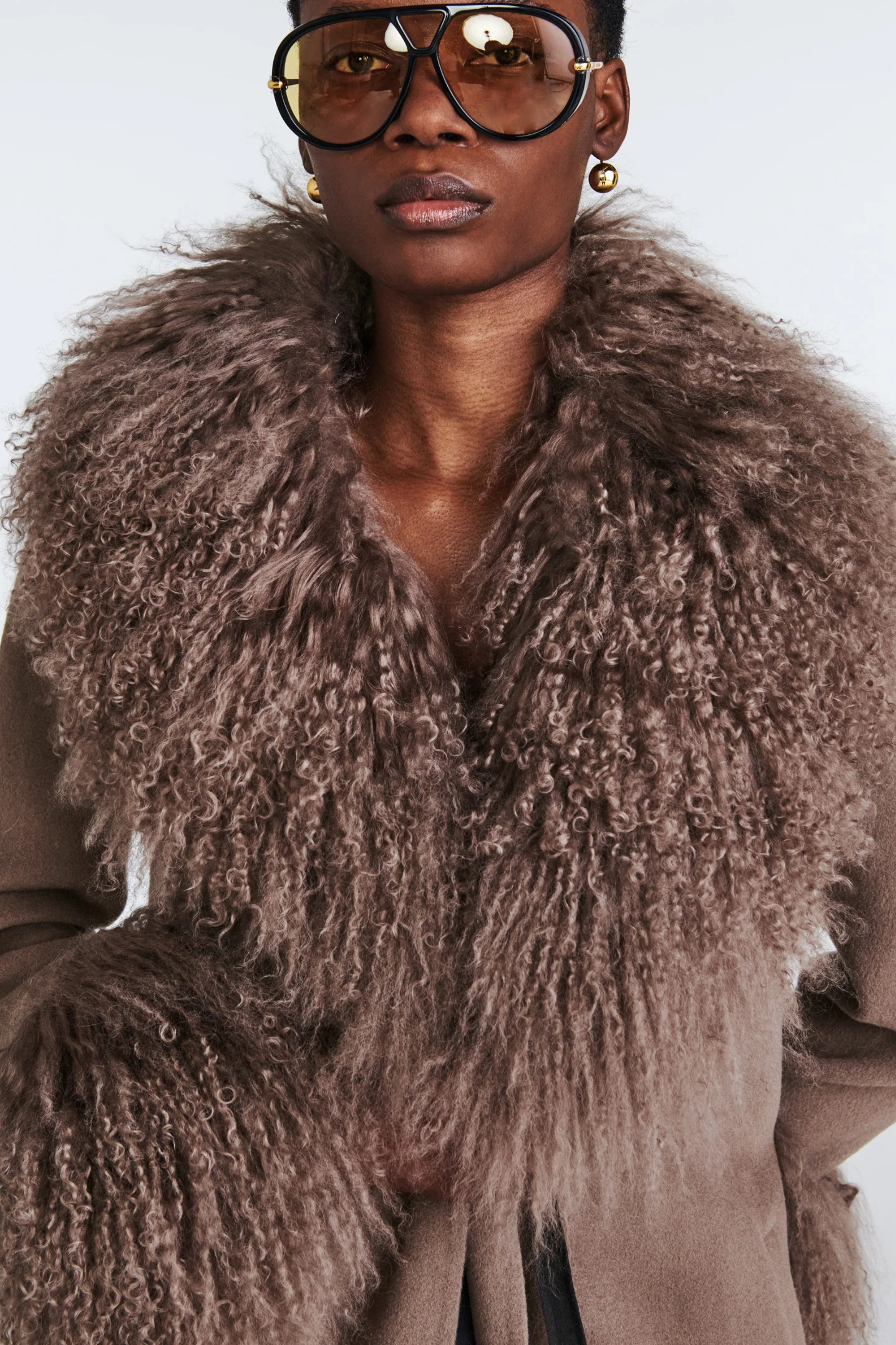 Lily Wool Coat Truffle