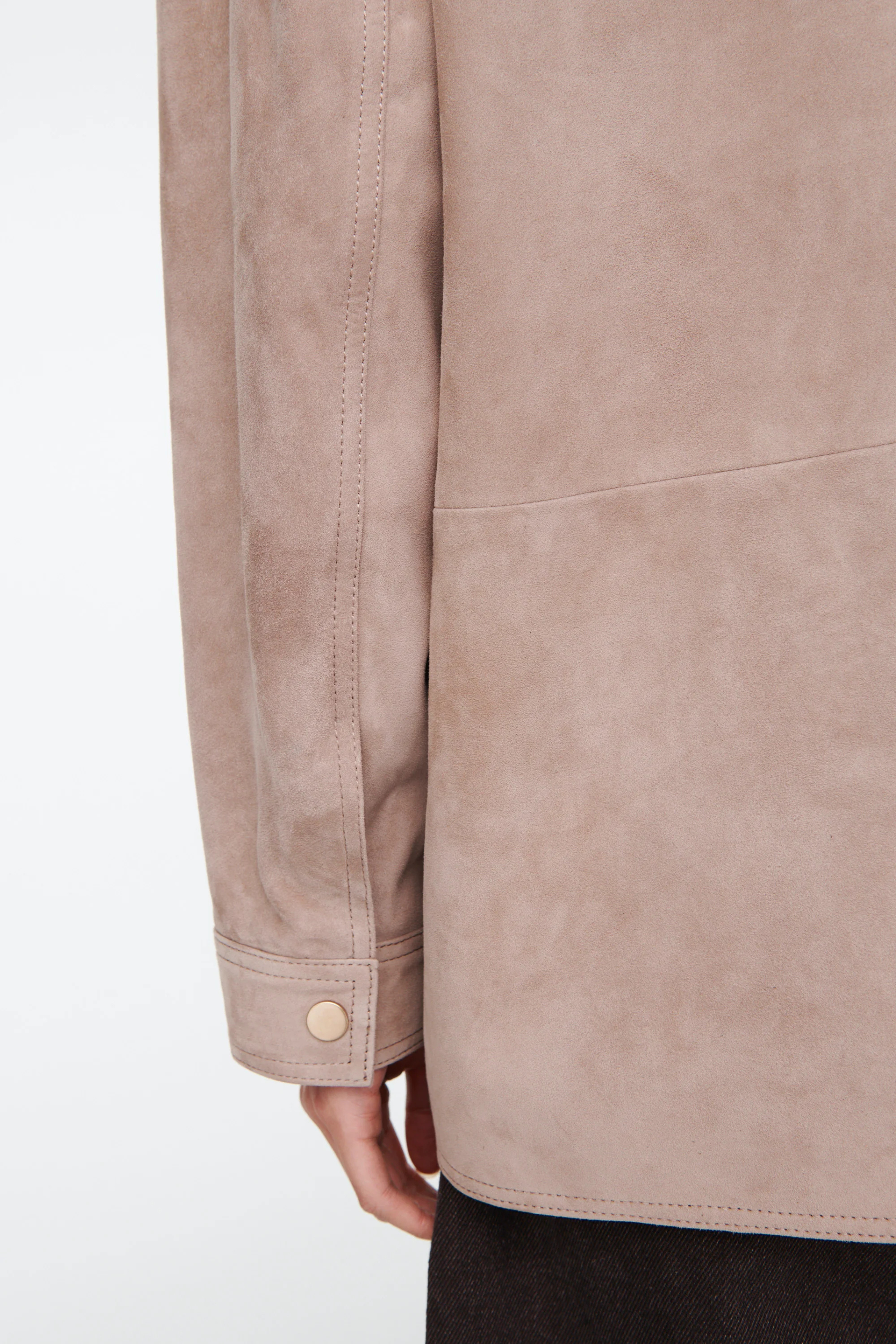 Stella suede jacket in praline