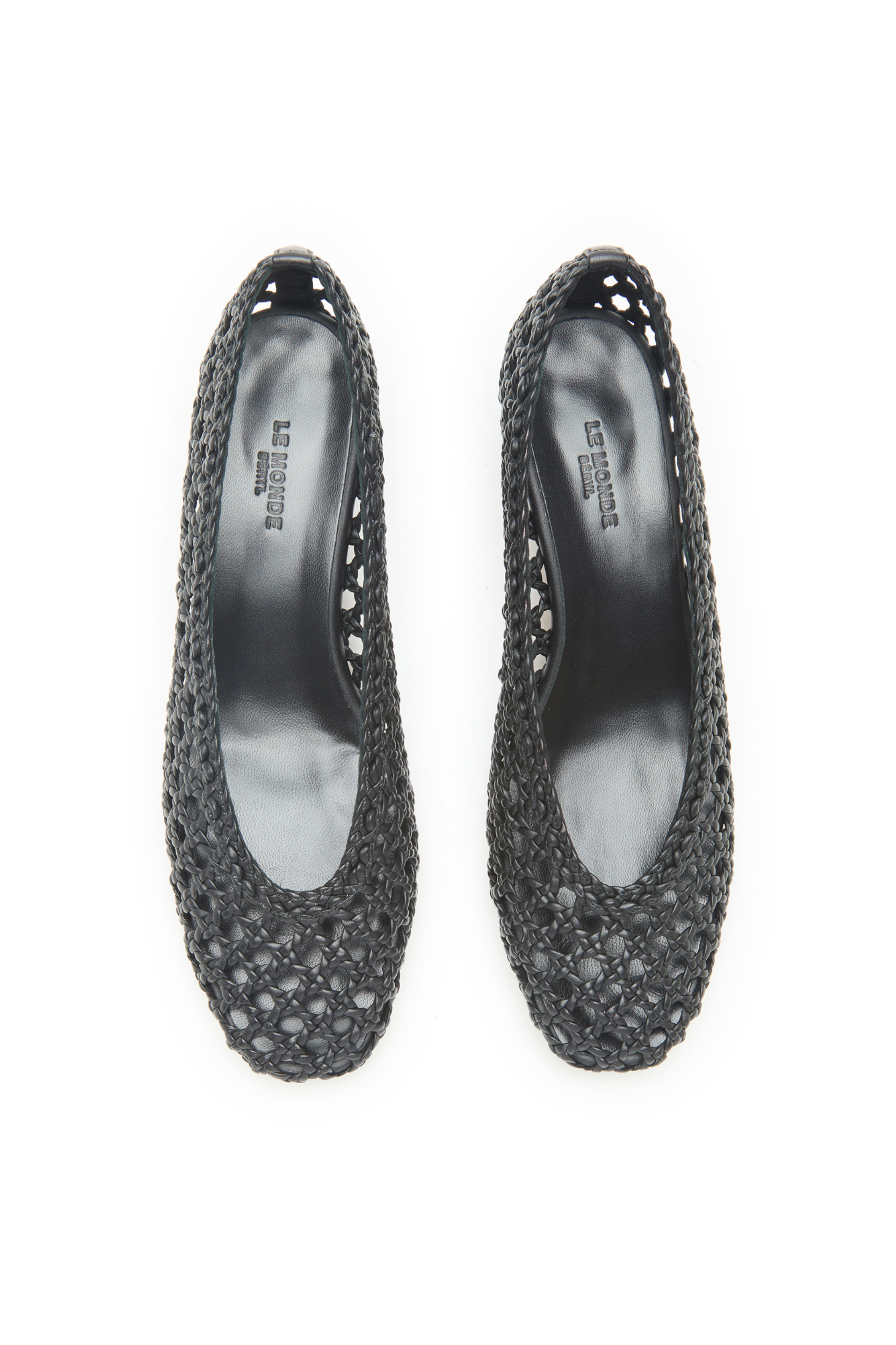 Black Woven Pump-Le Monde Beryl-Bessette