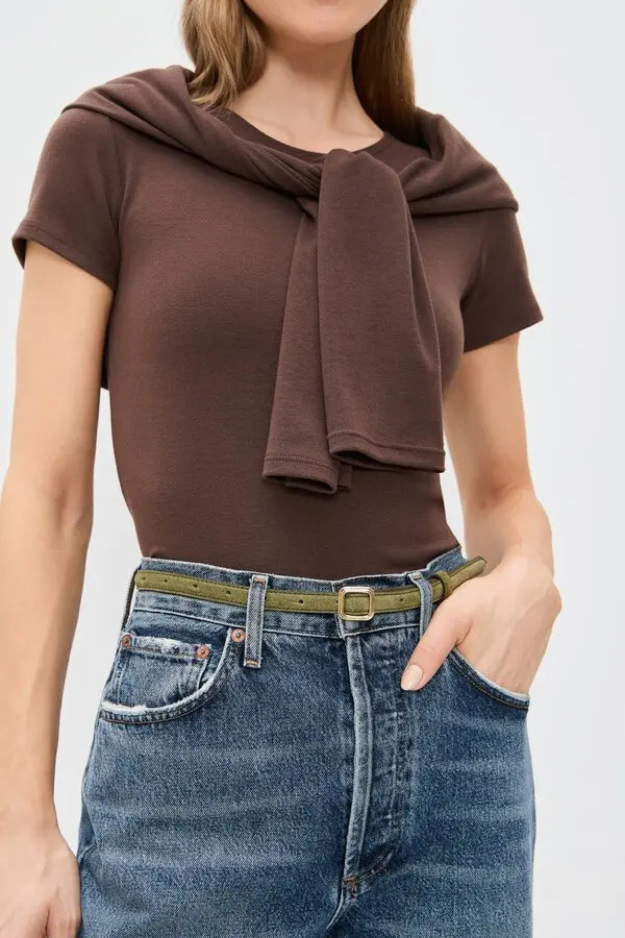 Der Georgia Slim Belt Wildleder