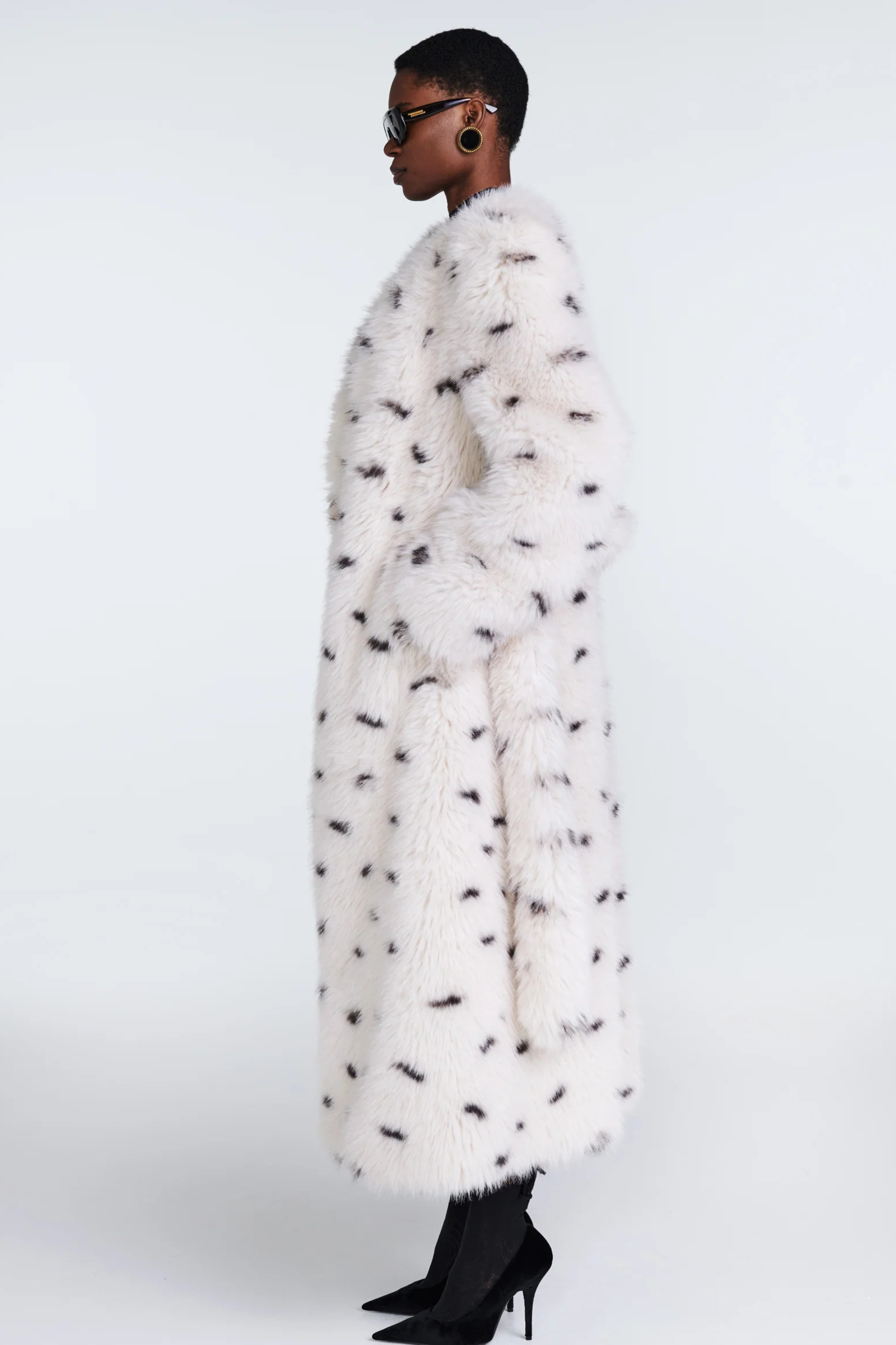 Olivia Fur Coat Dalmation