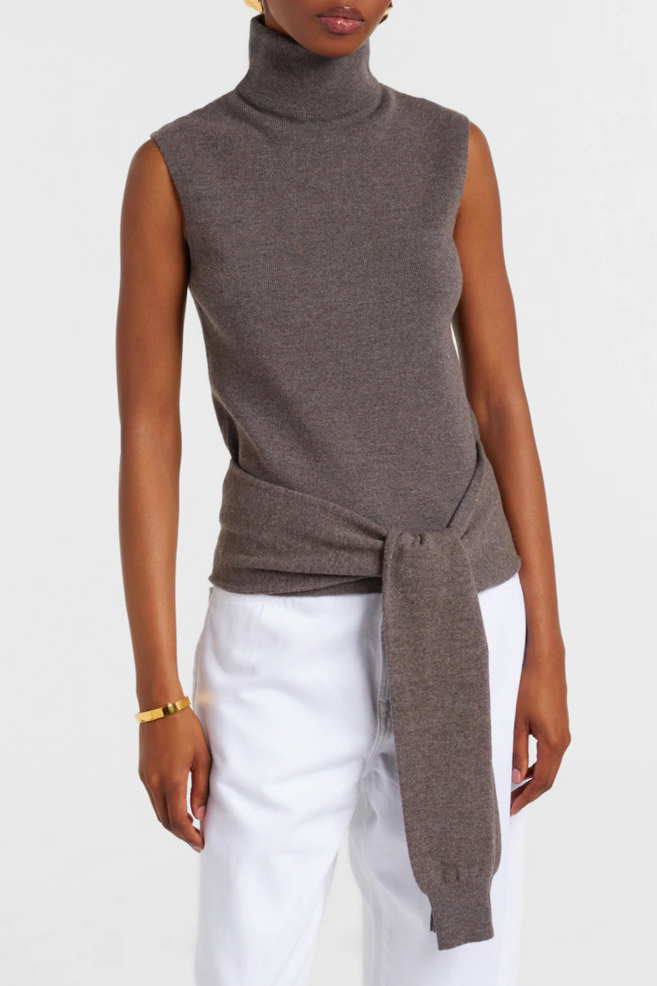 Double-layered knit top - Bessette