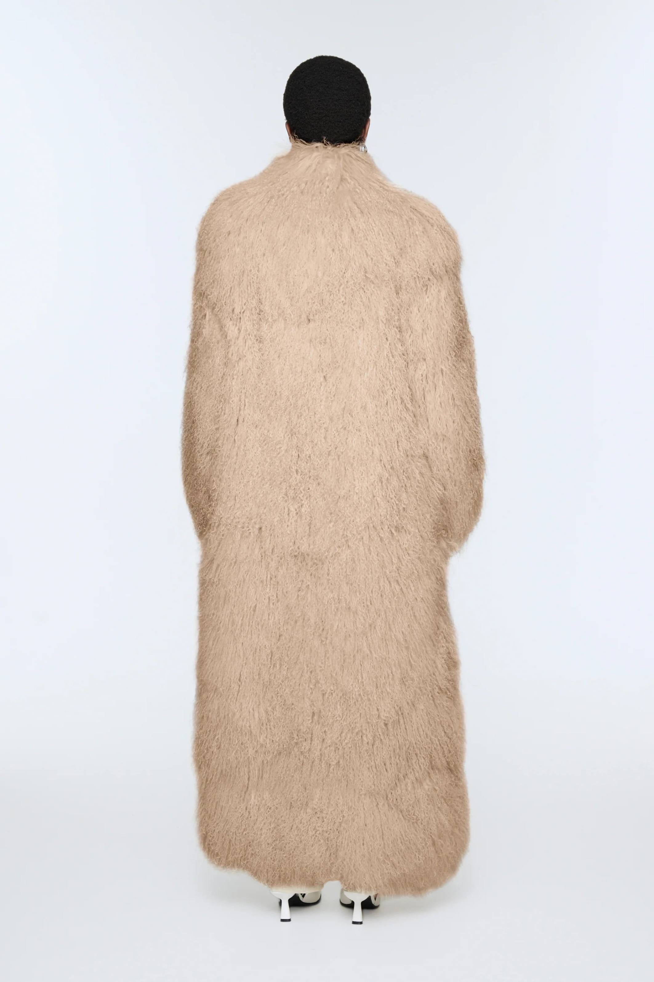 Faye Shearling Coat Blonde