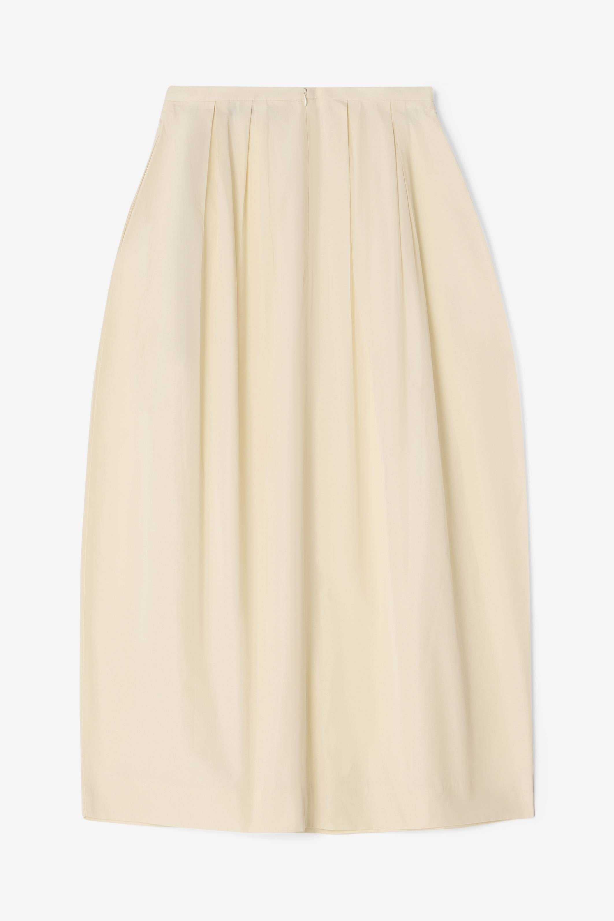 Curved pleated skirt - Bessette