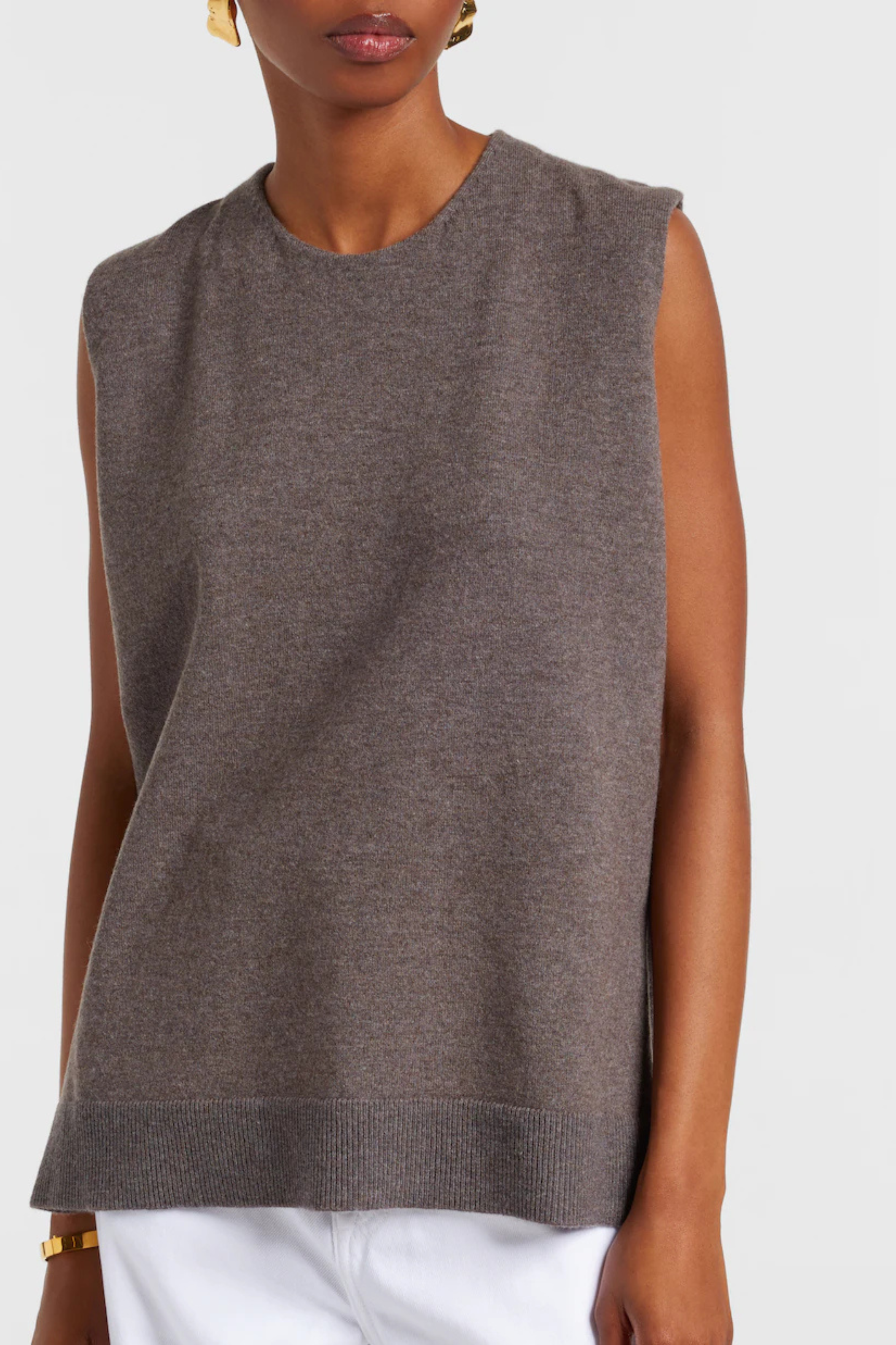 Double-layered knit top - Bessette