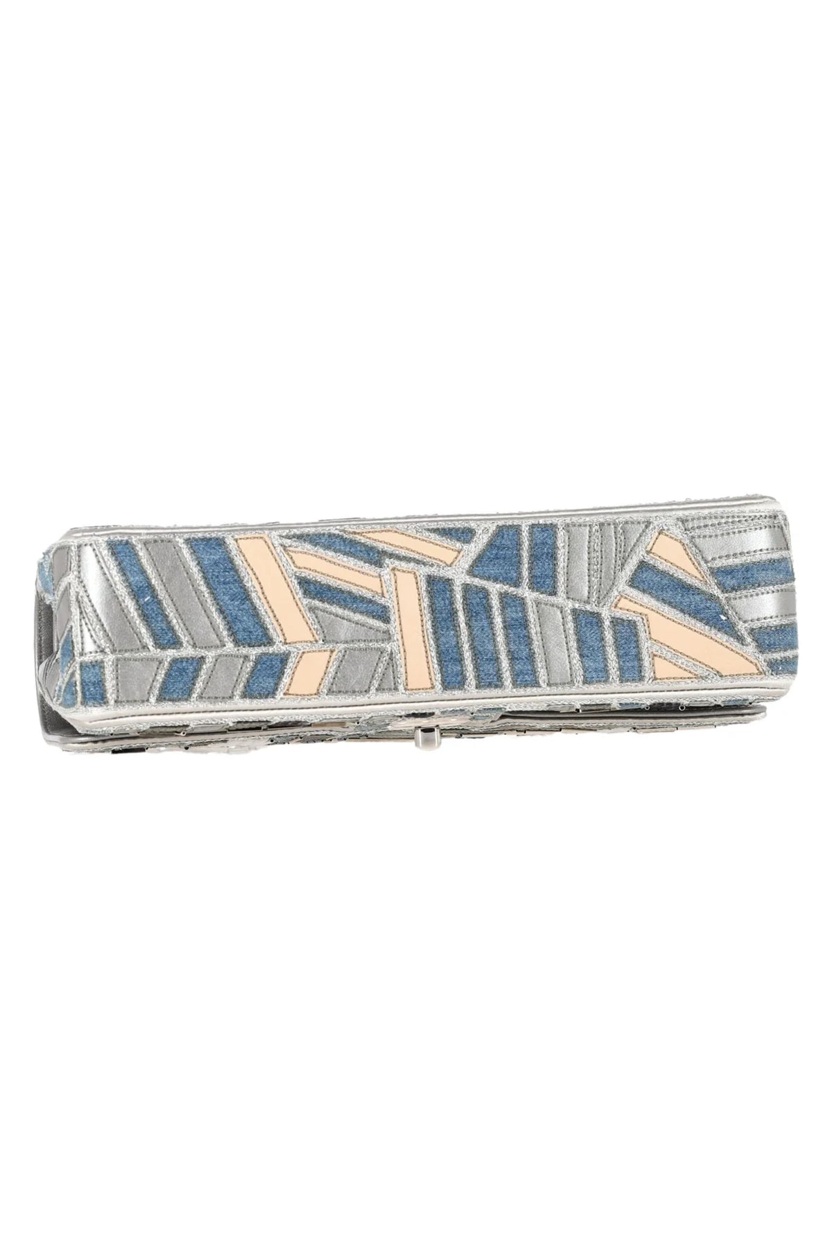 Chanel Medium Classic Patchwork Double Flap Shoulder Bag in Multicolor Denim