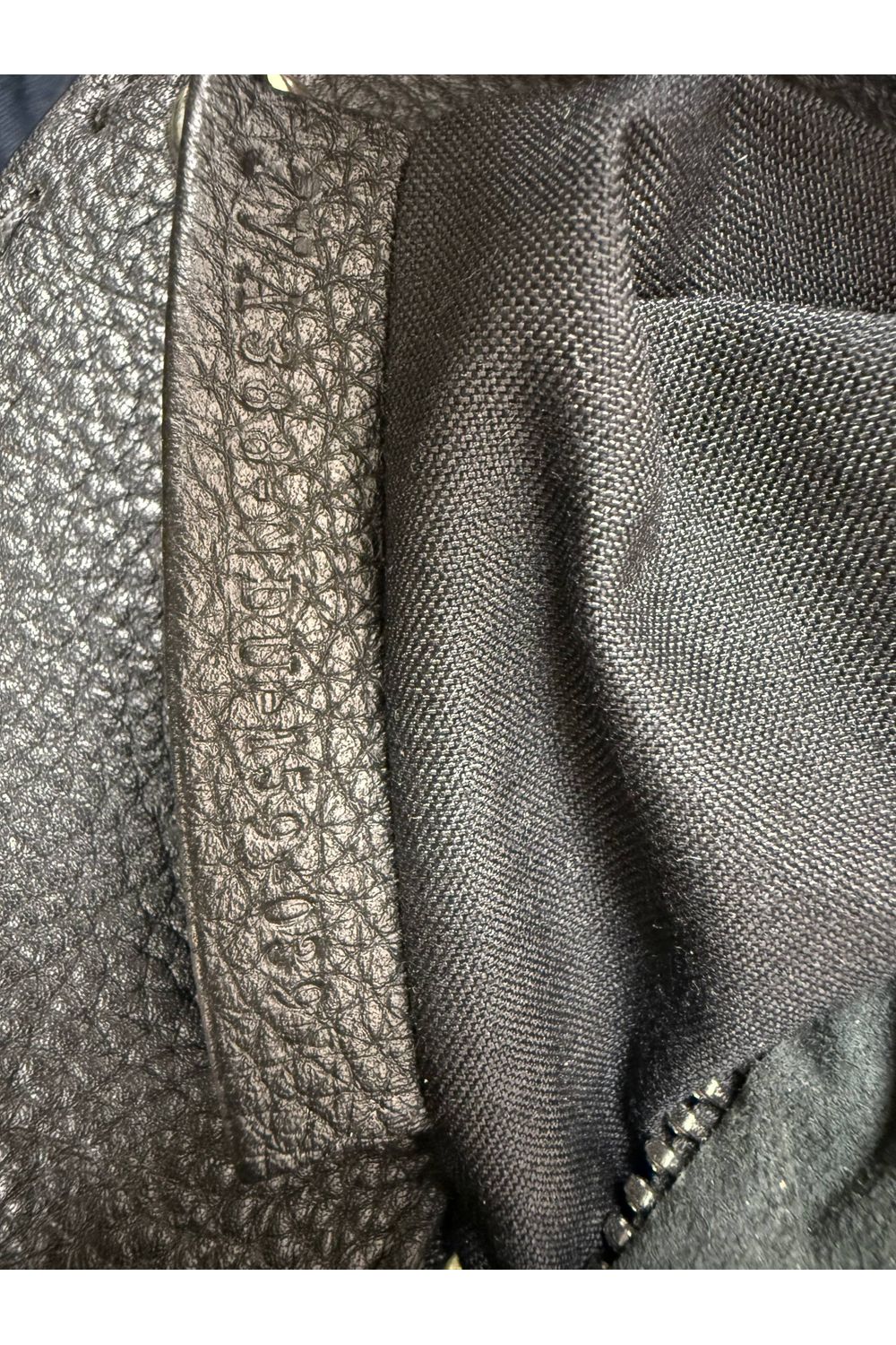 Fendi Selleria Peekaboo XL Top Handle Bag in Black Leather
