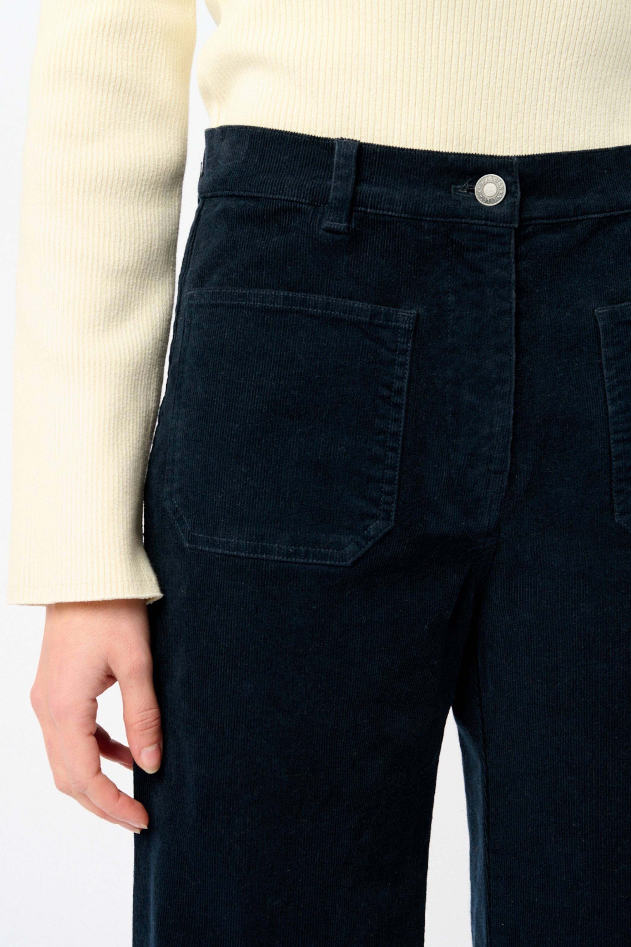 Cotton-Blend Corduroy Flared Pants - Bessette