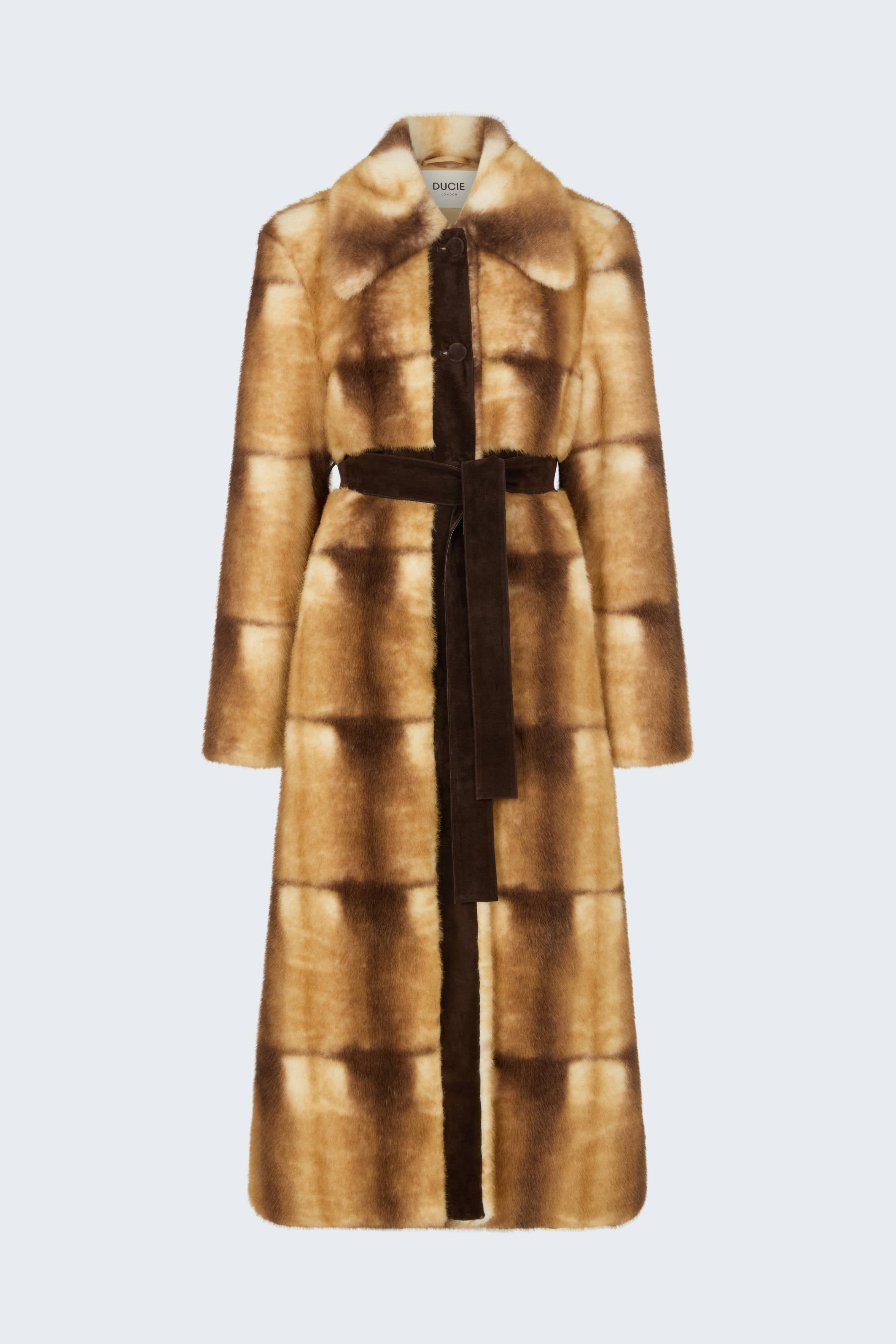 Delia coat brown