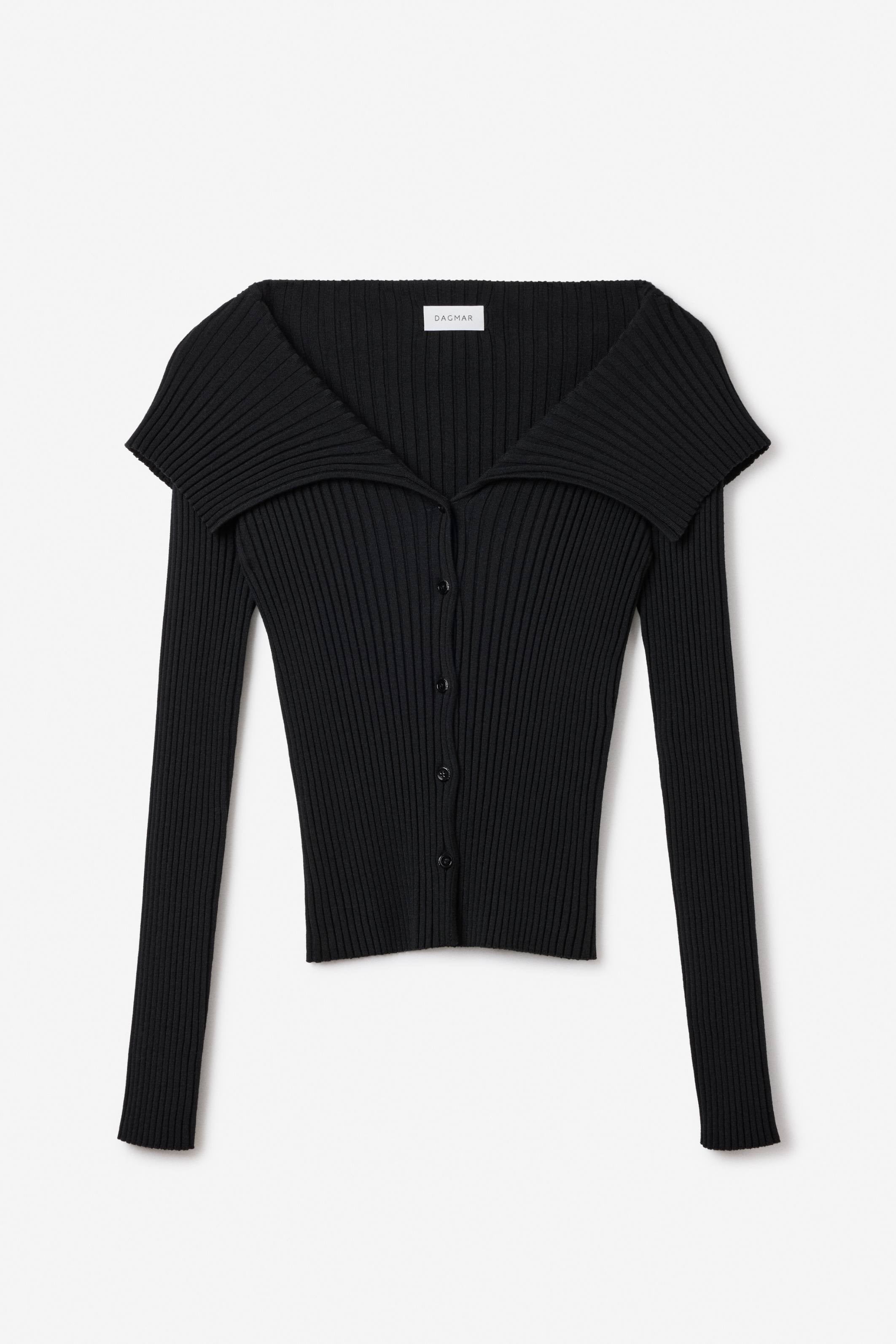 Merino Rib Cardigan - Bessette