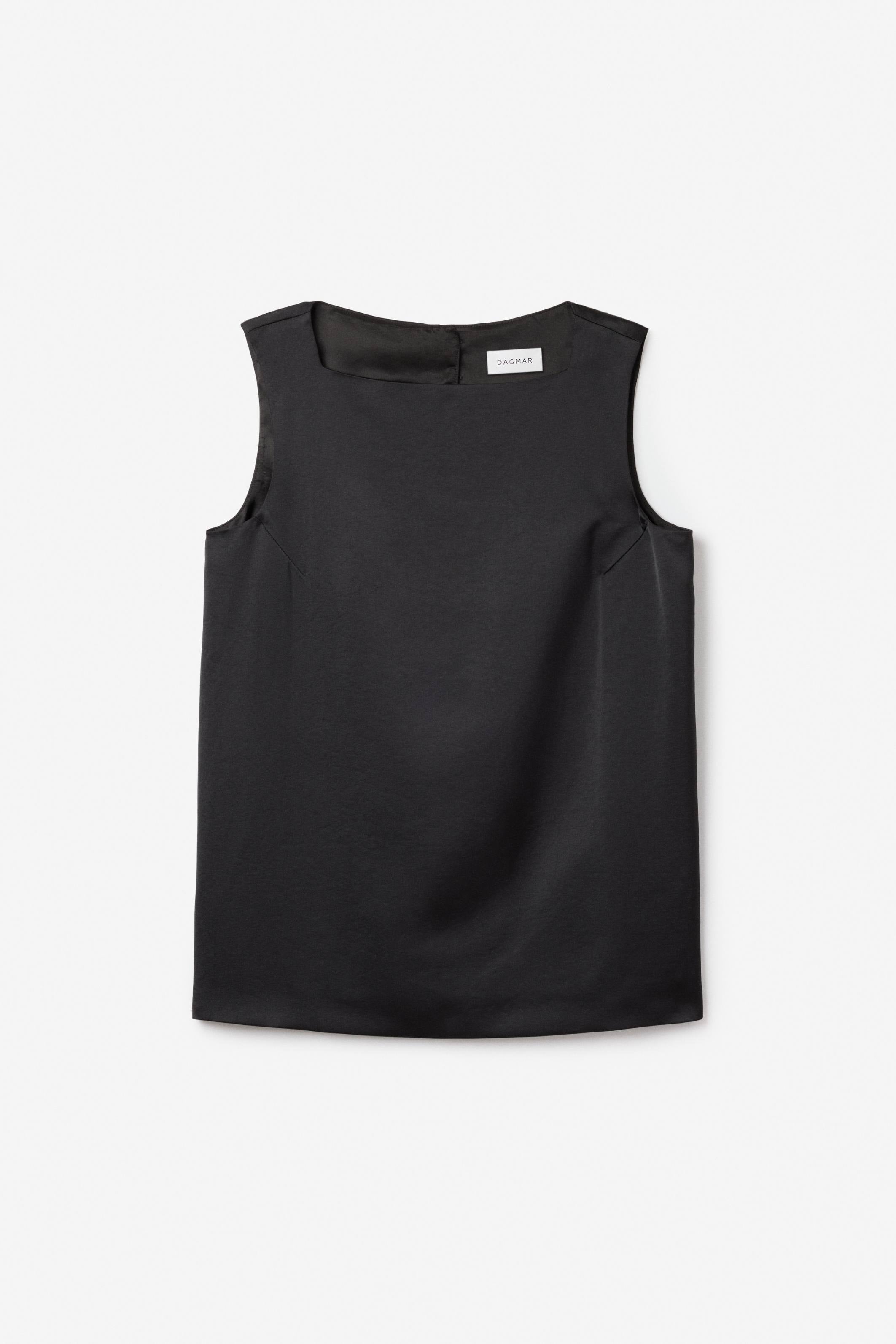 Open Back Satin top - Bessette