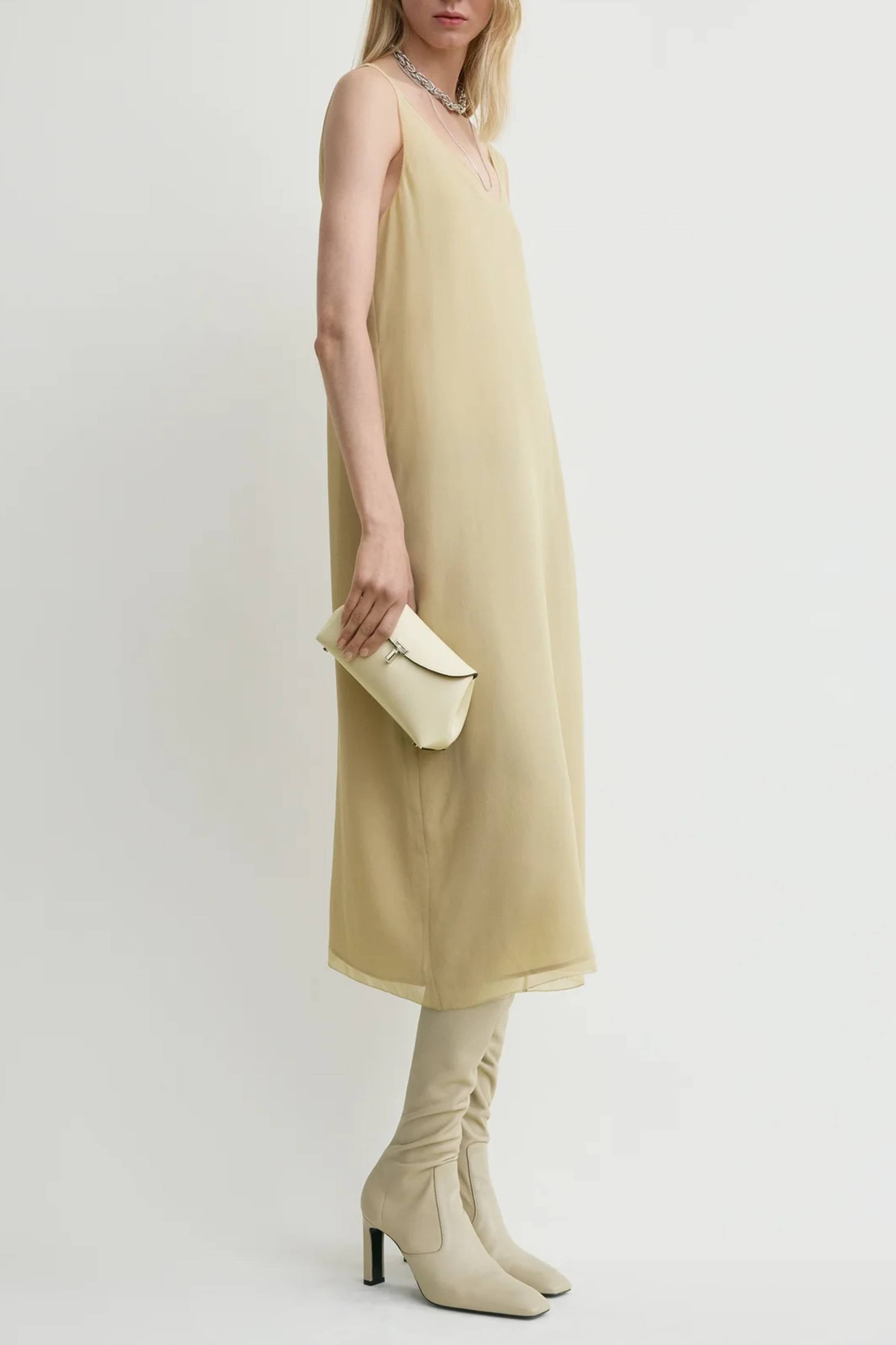 Chiffon slip dress