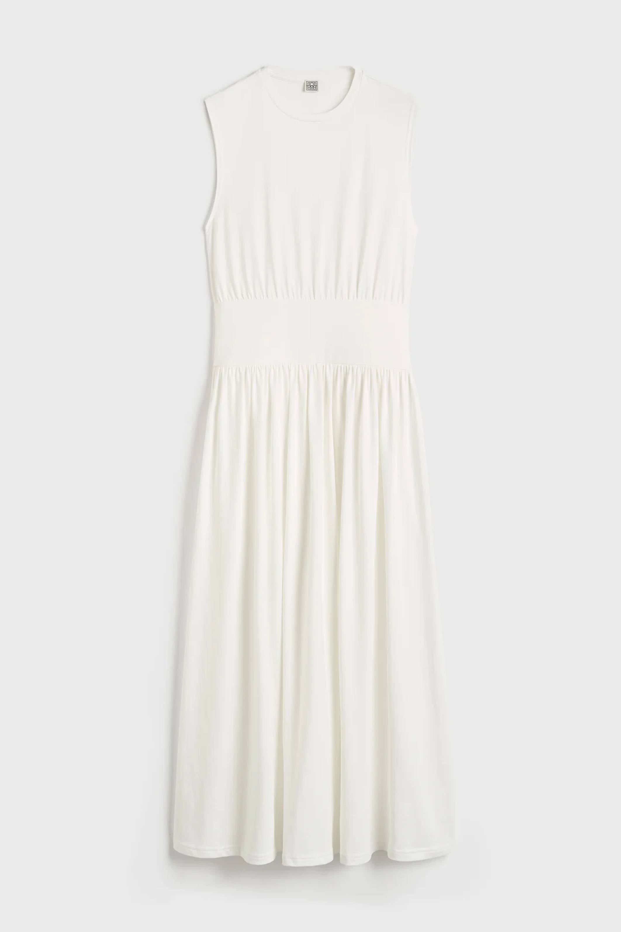 Sleeveless cotton tee dress