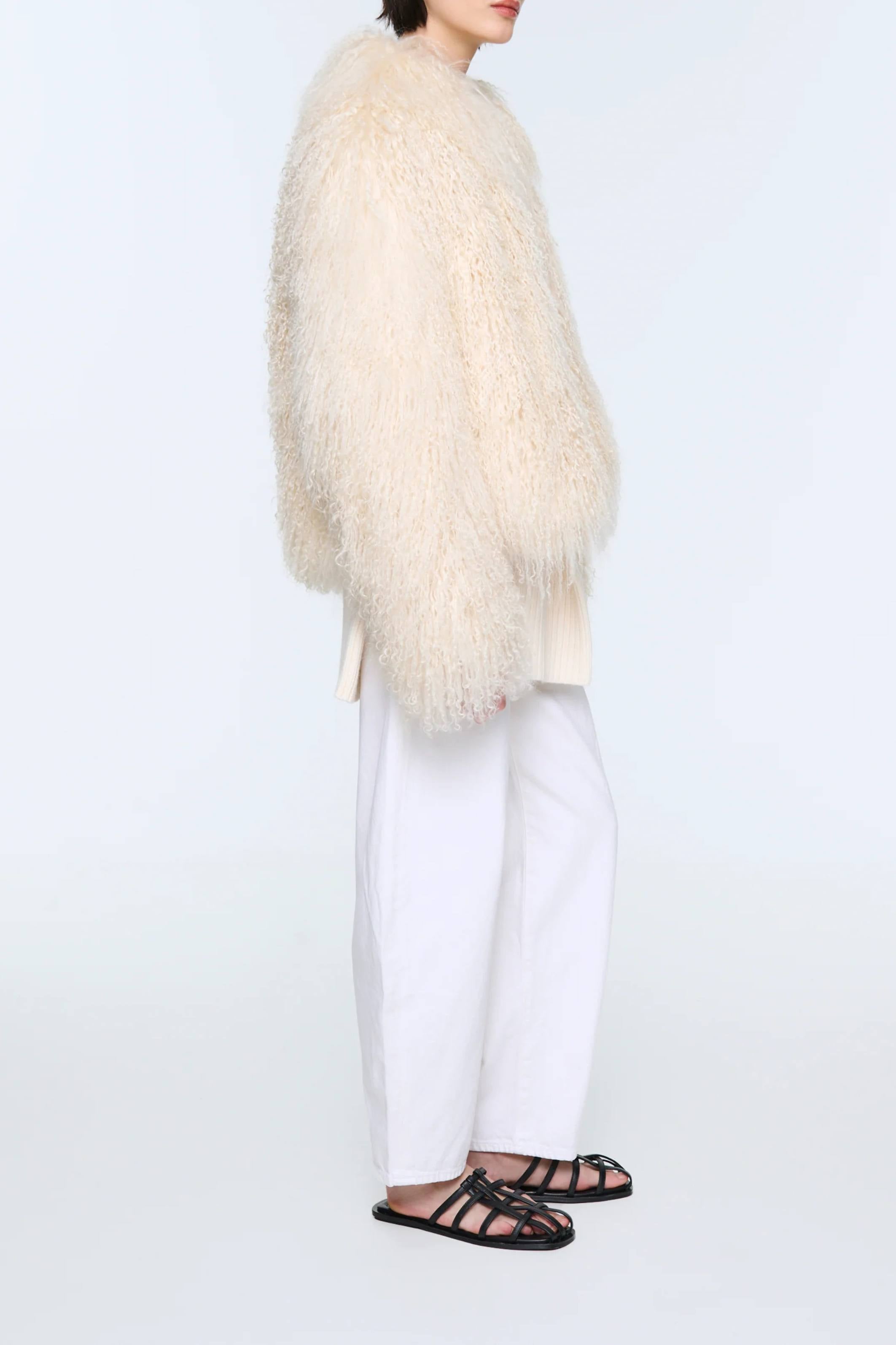 Rochelle Shearling Jacket Blonde