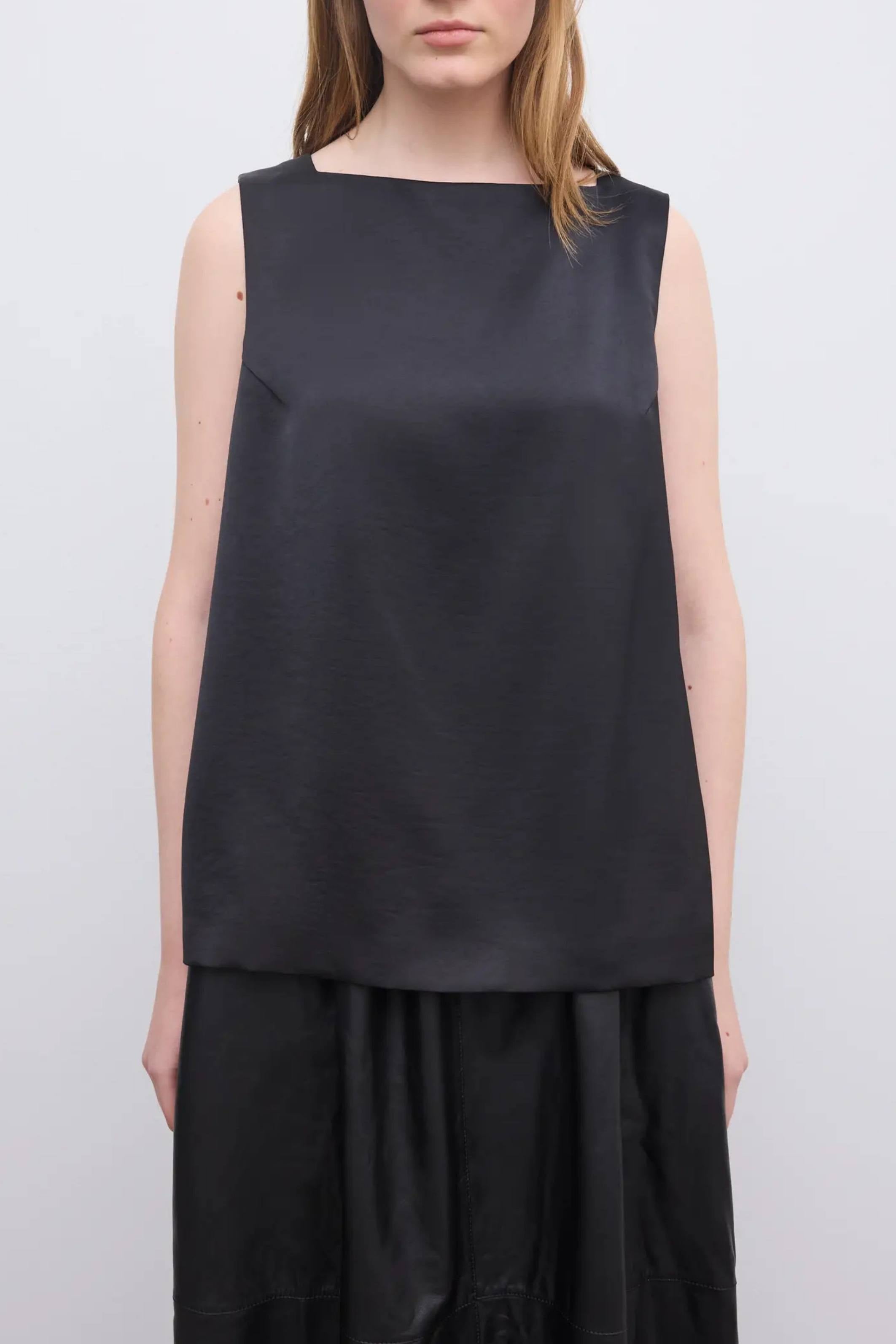 Open Back Satin top - Bessette