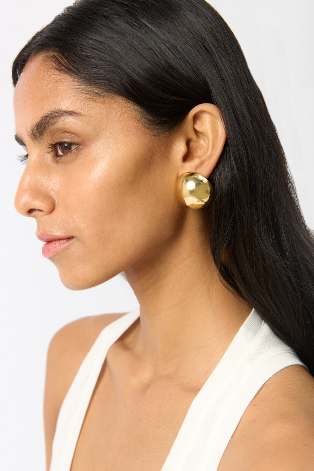 Anine Bing Large Dome Earrings